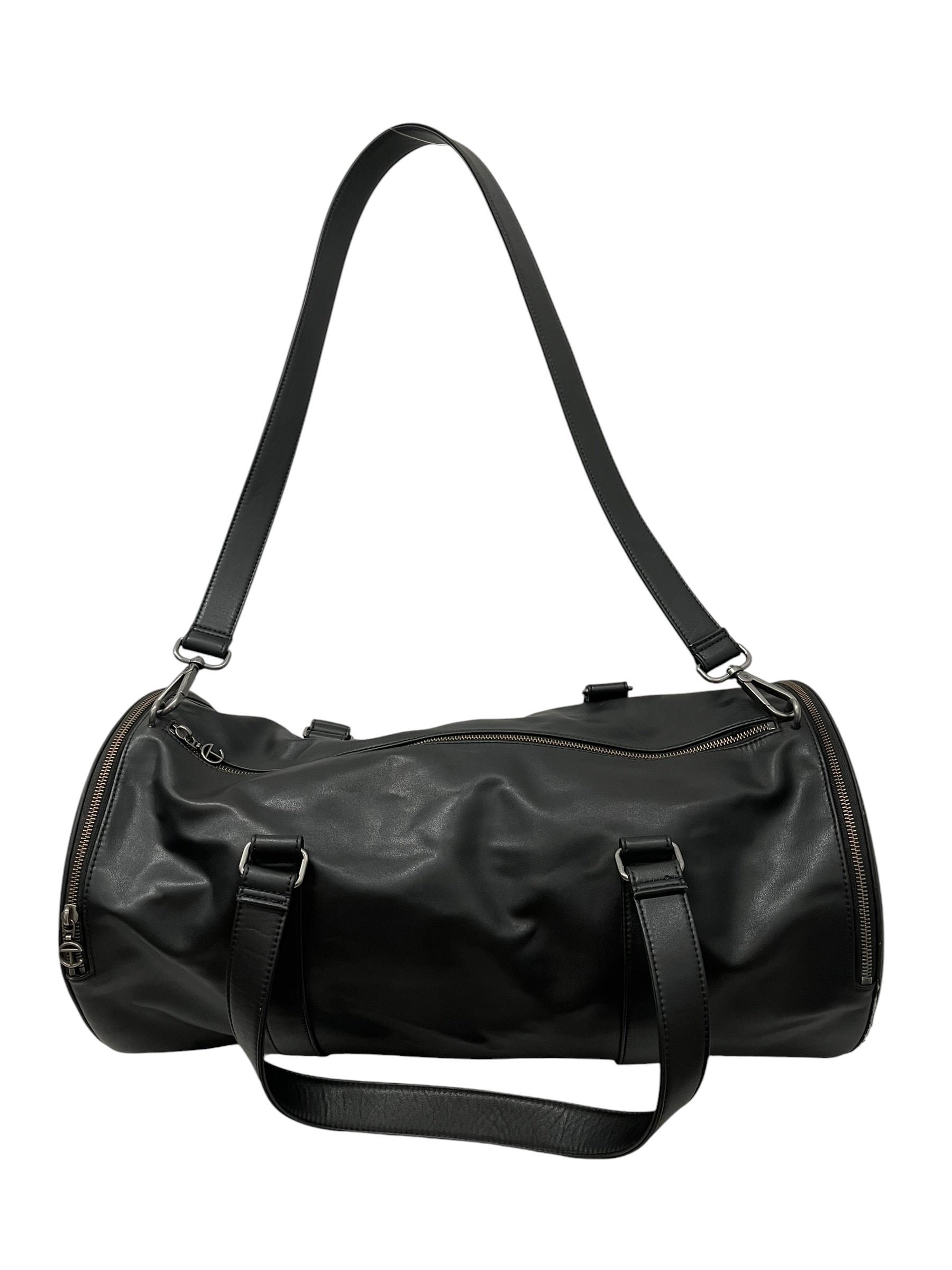 Telfar/Luggage/Faux Leather/BLK/SIDE LOGO DUFFLE BAG LARGE view 2