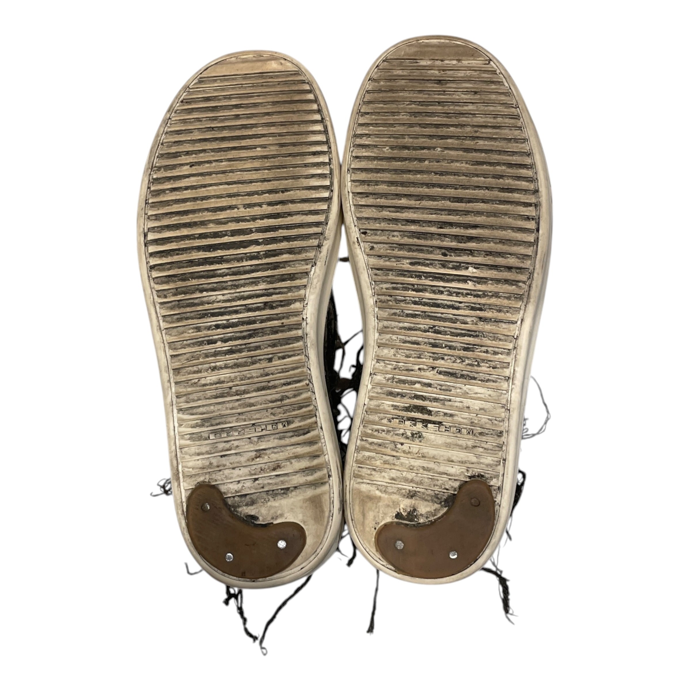 RICK OWENS DRKSHDW/Hi-Sneakers/EU 38/Cotton/GRY/SLASHED RAMONES view 5