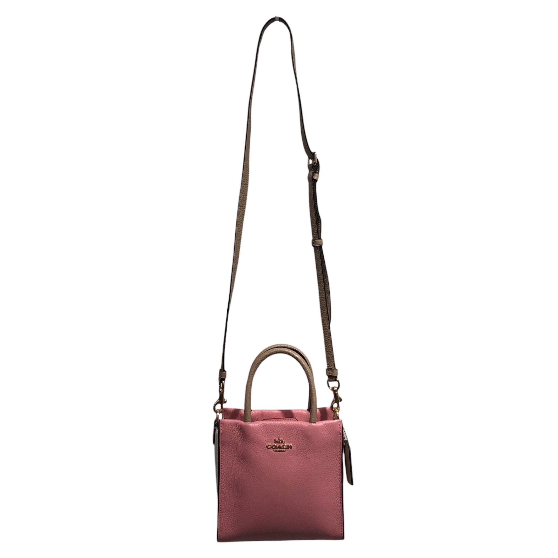COACH/Cross Body Bag/Leather/PNK/ view 1