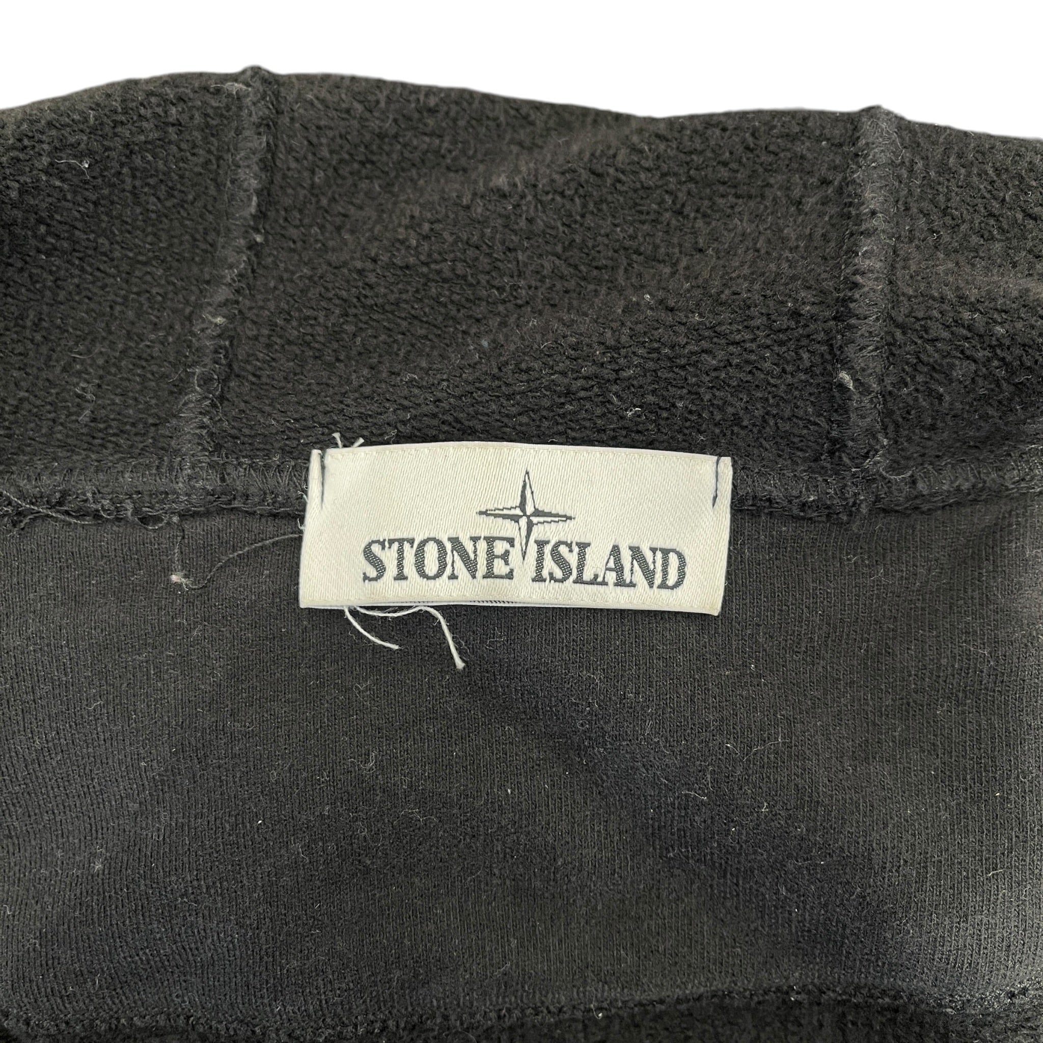 STONE ISLAND/Hoodie/XL/Cotton/BLK/ZIP UP view 3