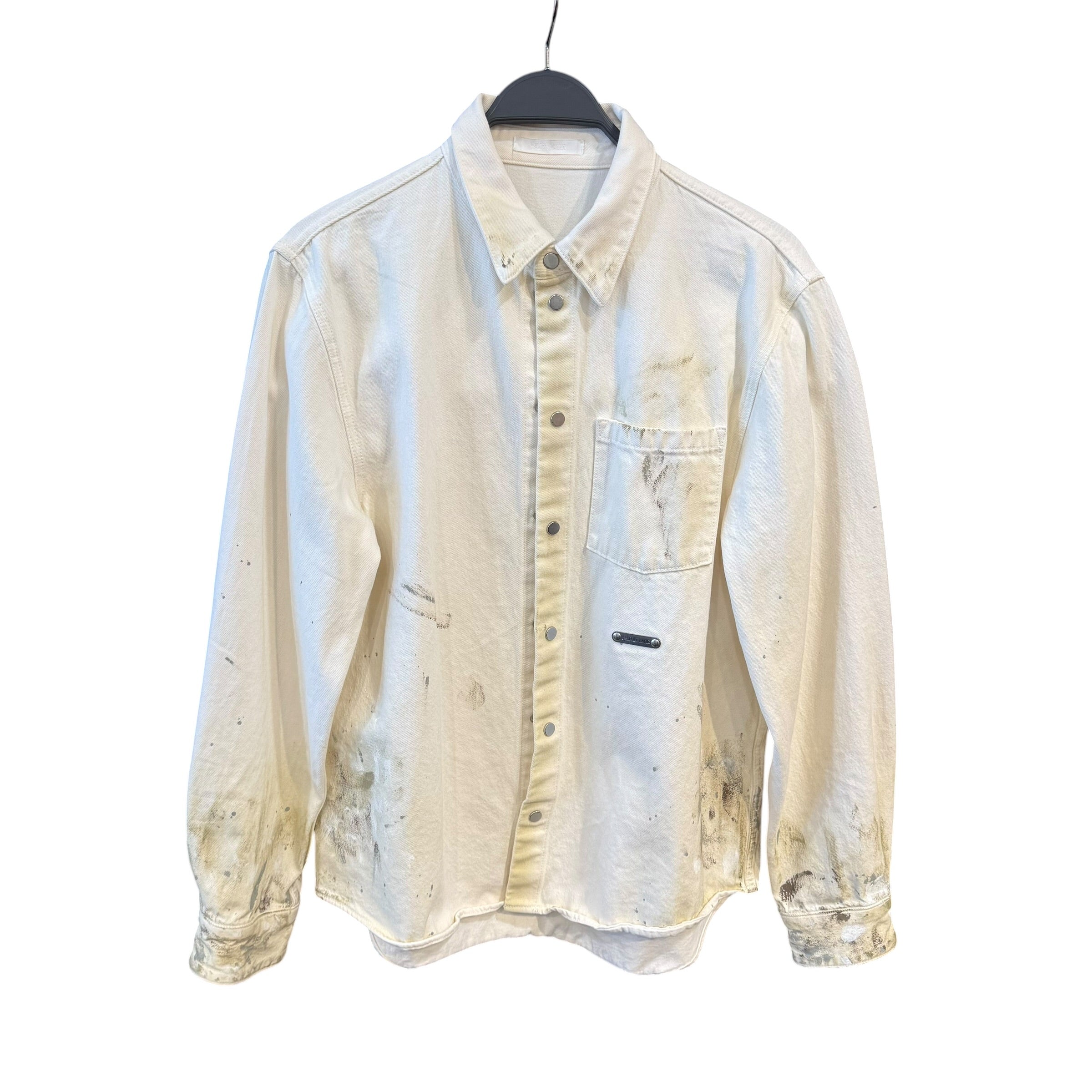 Helmut Lang/LS Shirt/38/Cotton/WHT/Painted Ecru Shirt view 1