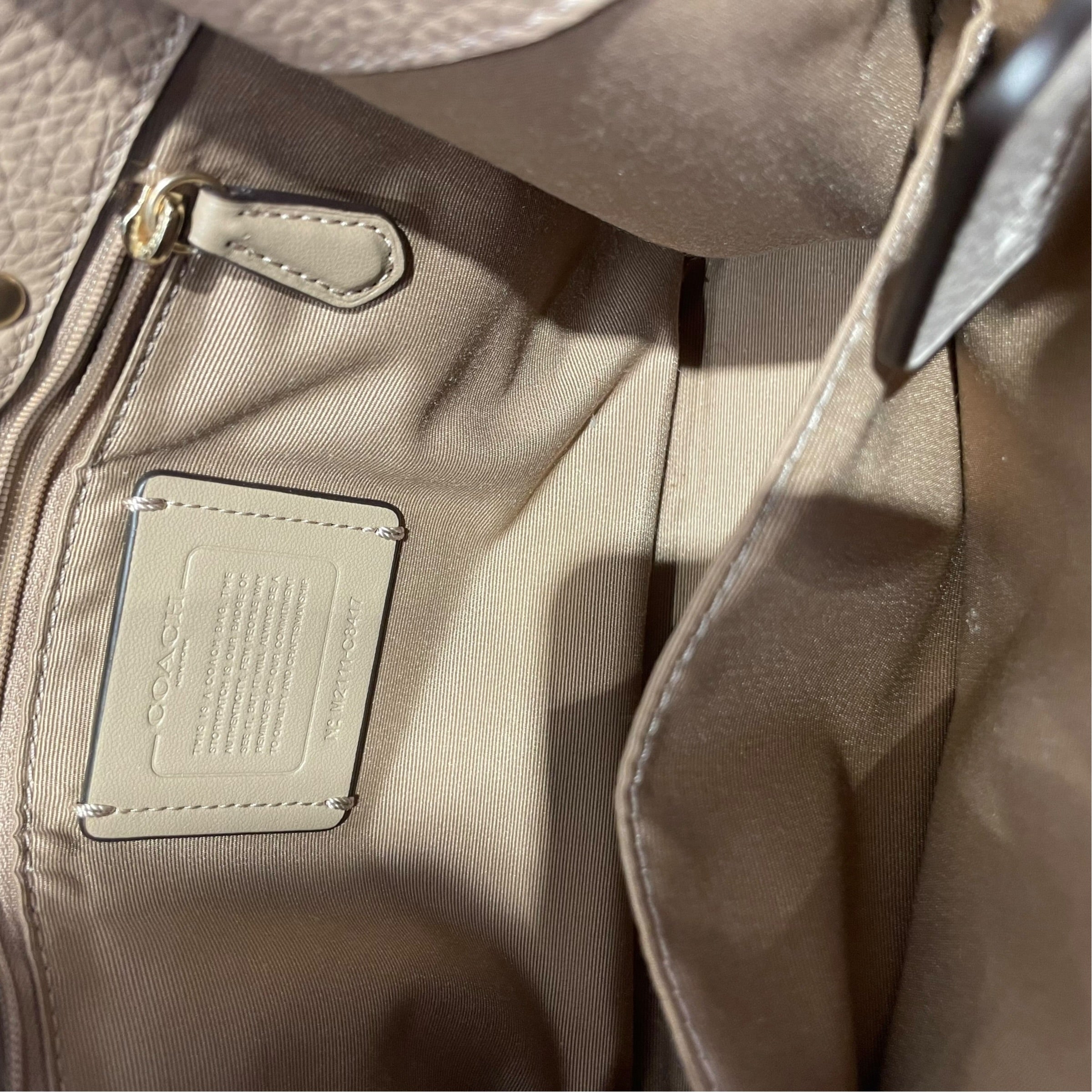 COACH/Hand Bag/Cotton/CRM/NWT Dempsey view 4