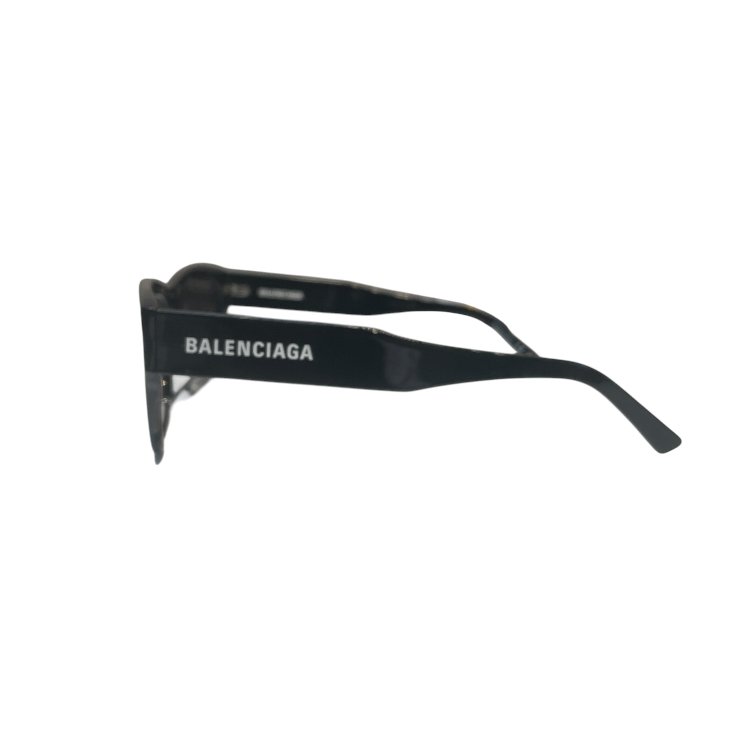 BALENCIAGA/Sunglasses/Plastic/BLK/ view 3