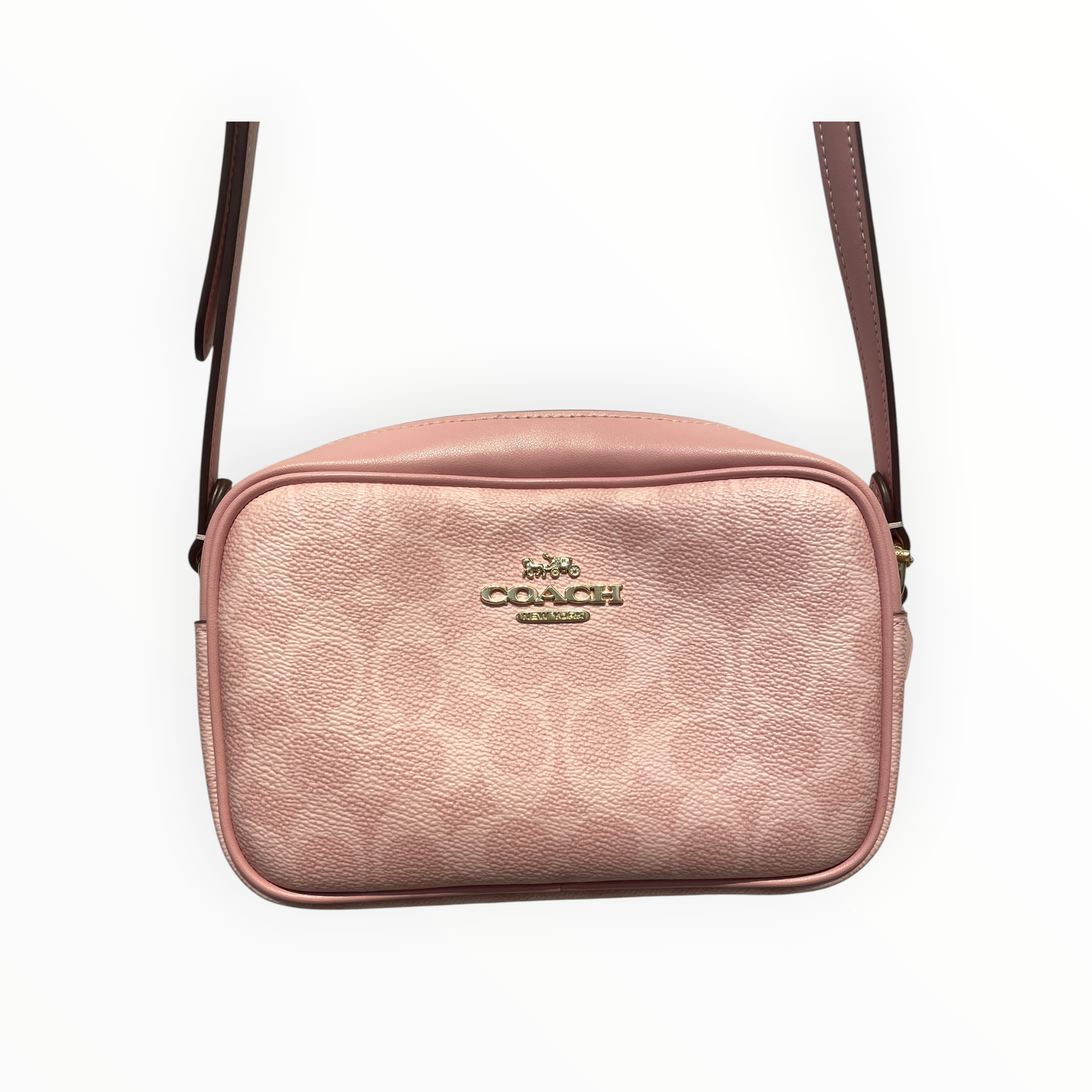 COACH/Cross Body Bag/Monogram/Leather/PNK/JAMIE CAMERA BAG view 1