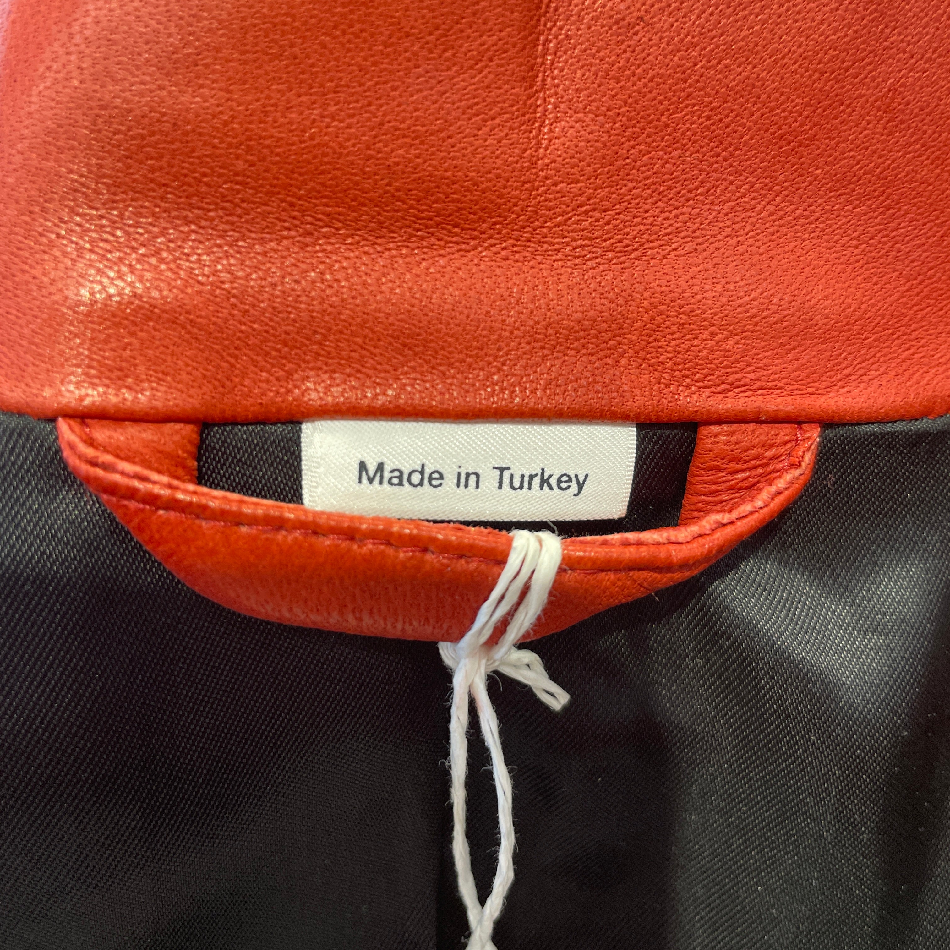 Acne Studios/Leather Jkt/36/Leather/RED/ view 6