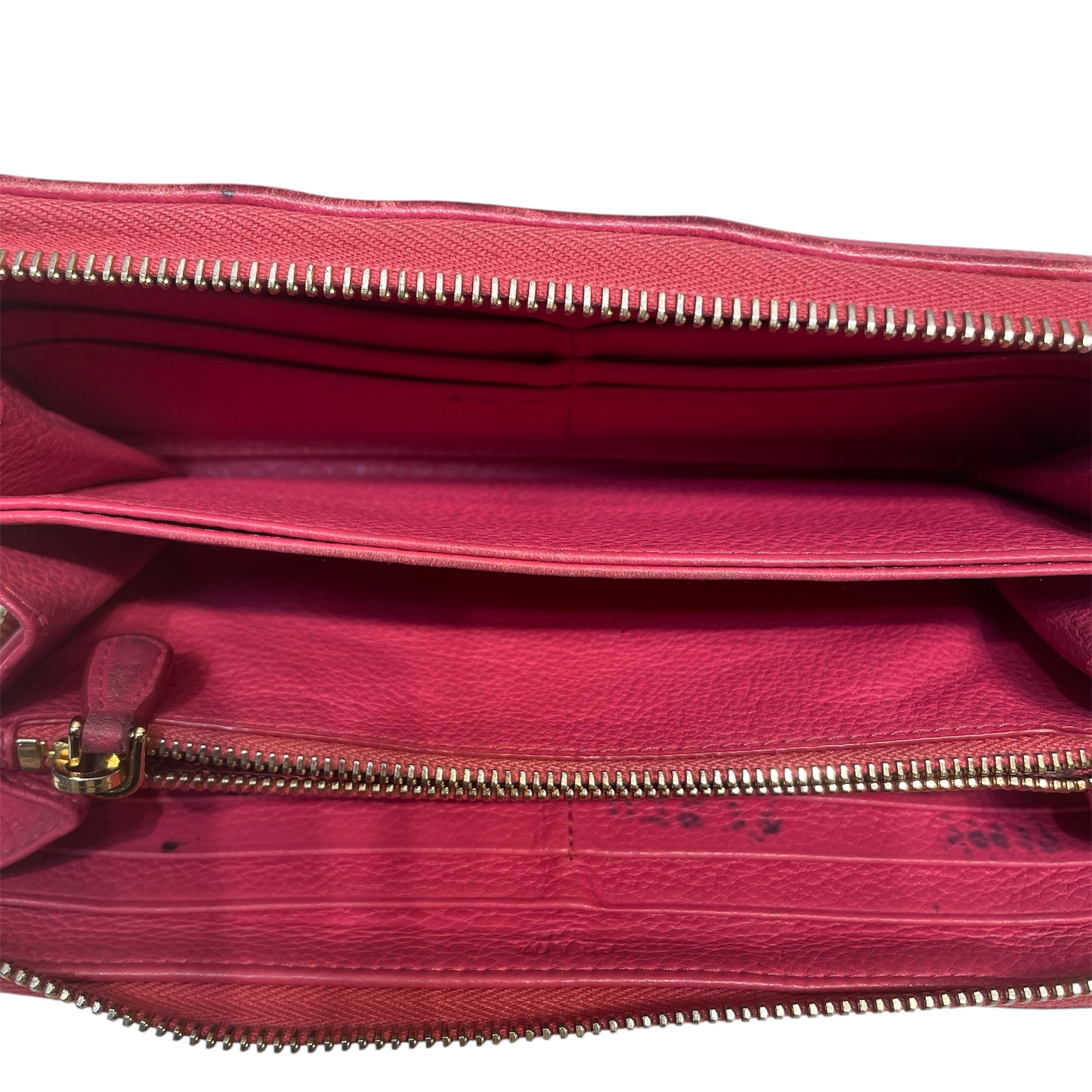 PRADA/Long Wallet/Leather/PNK/L's/CONTINENTAL view 4