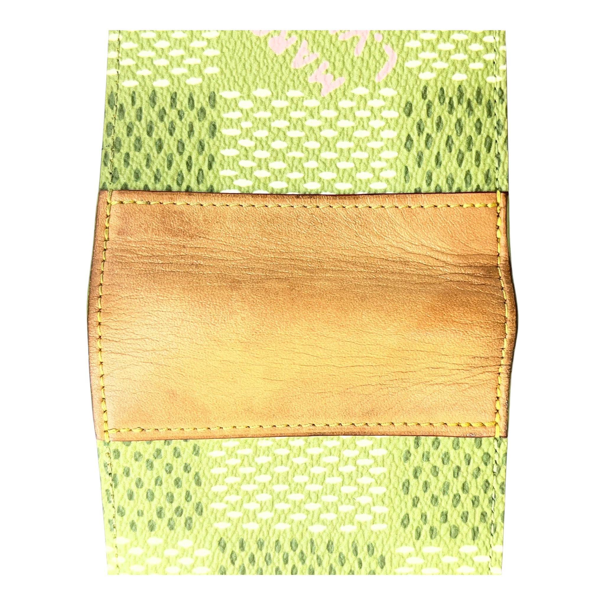 LOUIS VUITTON/Wallet/Plaid/Leather/GRN/MARQUE L.VUITTON DEPOSEE view 5