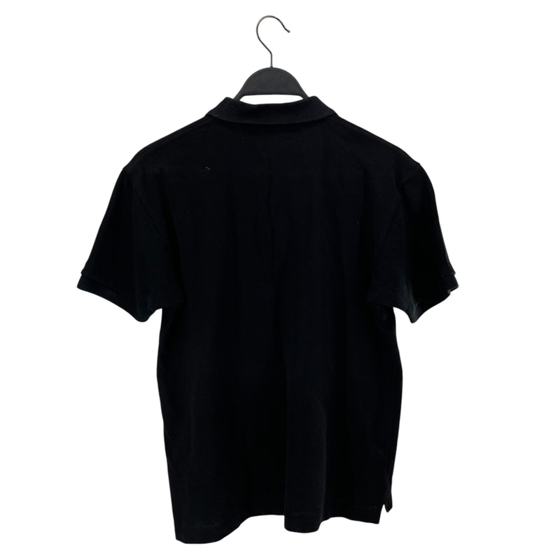 PLAY COMME des GARCONS/Polo Shirt/L/Cotton/BLK/RED HEART PATCH