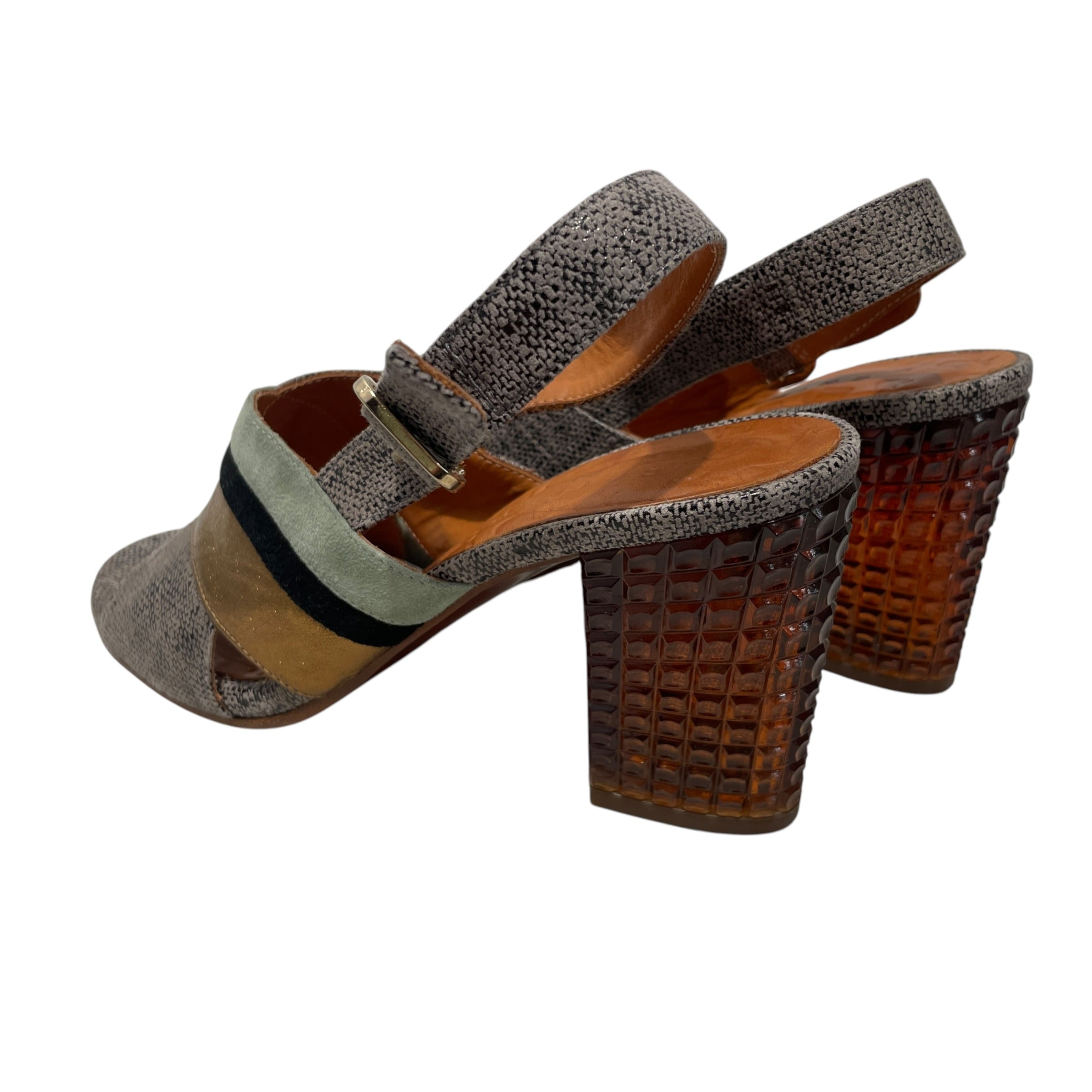 CHIC MIHARA/Heels/US 7/Leather/GRY/CHIC MIHARA view 2