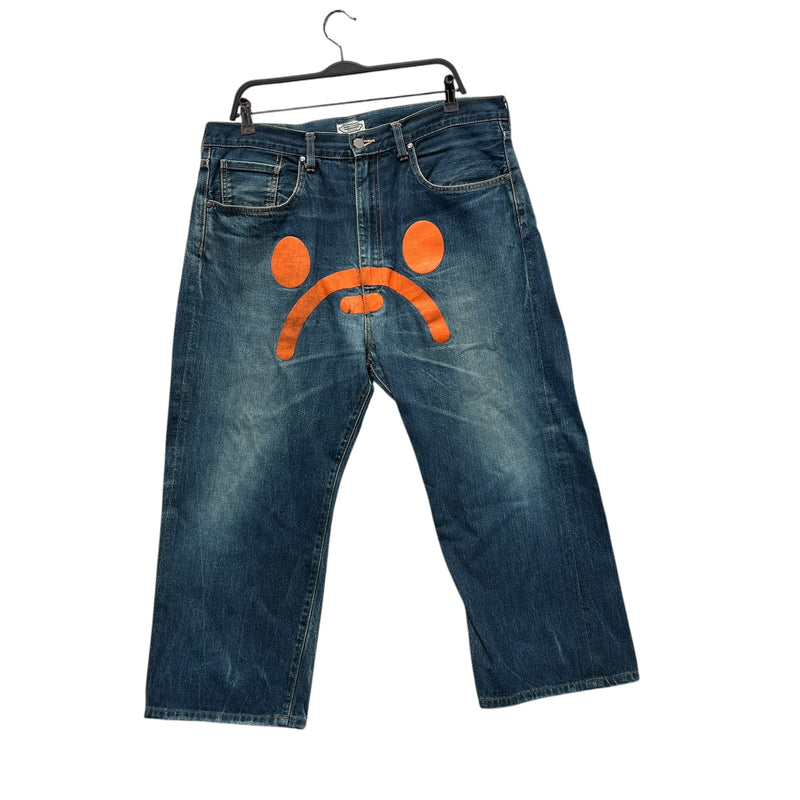 A BATHING APE/Pants/XL/Denim/IDG/BAPE BABY MILO SAD FACE