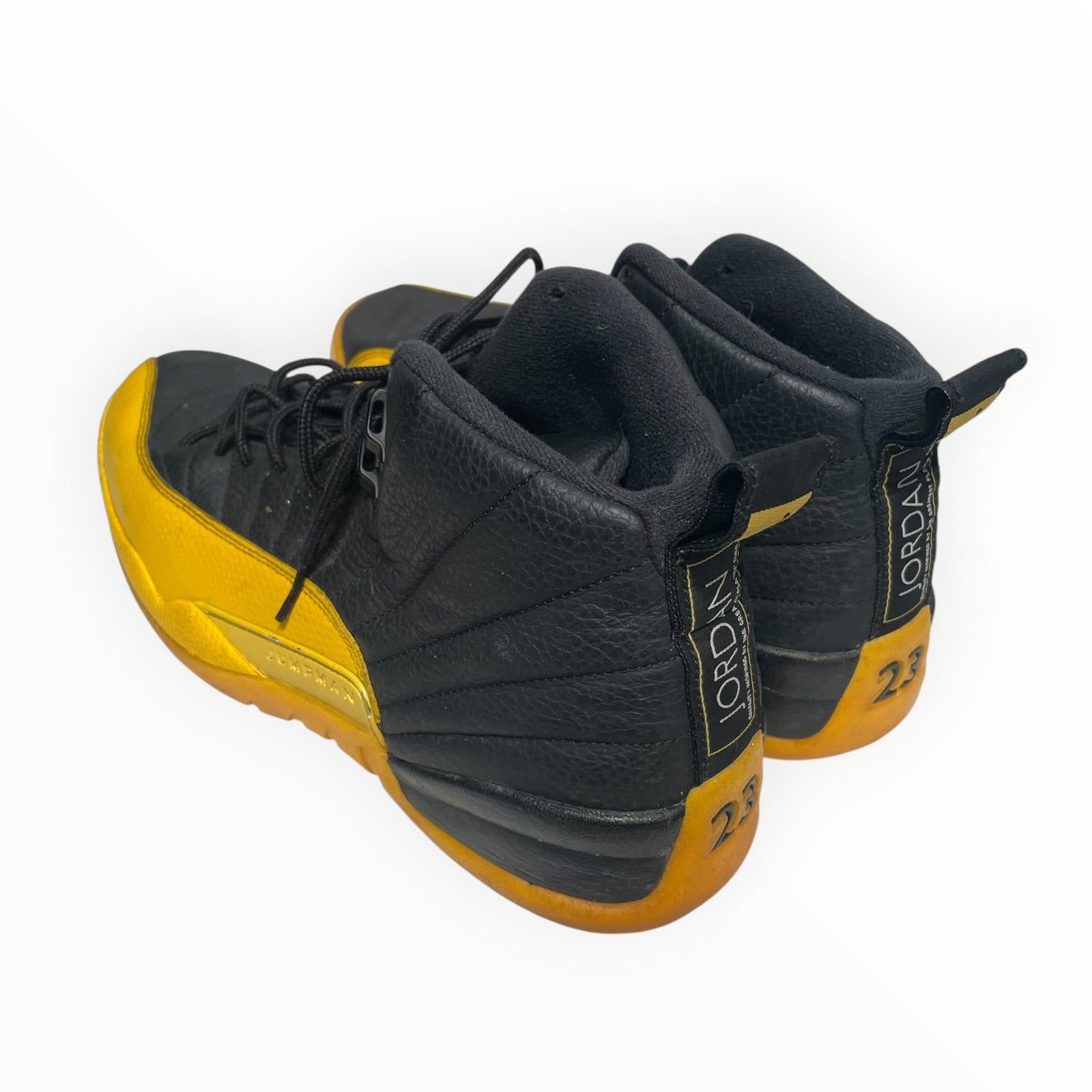 NIKE/AIR JORDAN 12 RETRO/Hi-Sneakers/US 13/Leather/BLK/130690-070 view 2