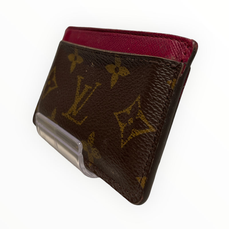 LOUIS VUITTON/Wallet/O/S/Monogram/Leather/CML/RED INSIDES