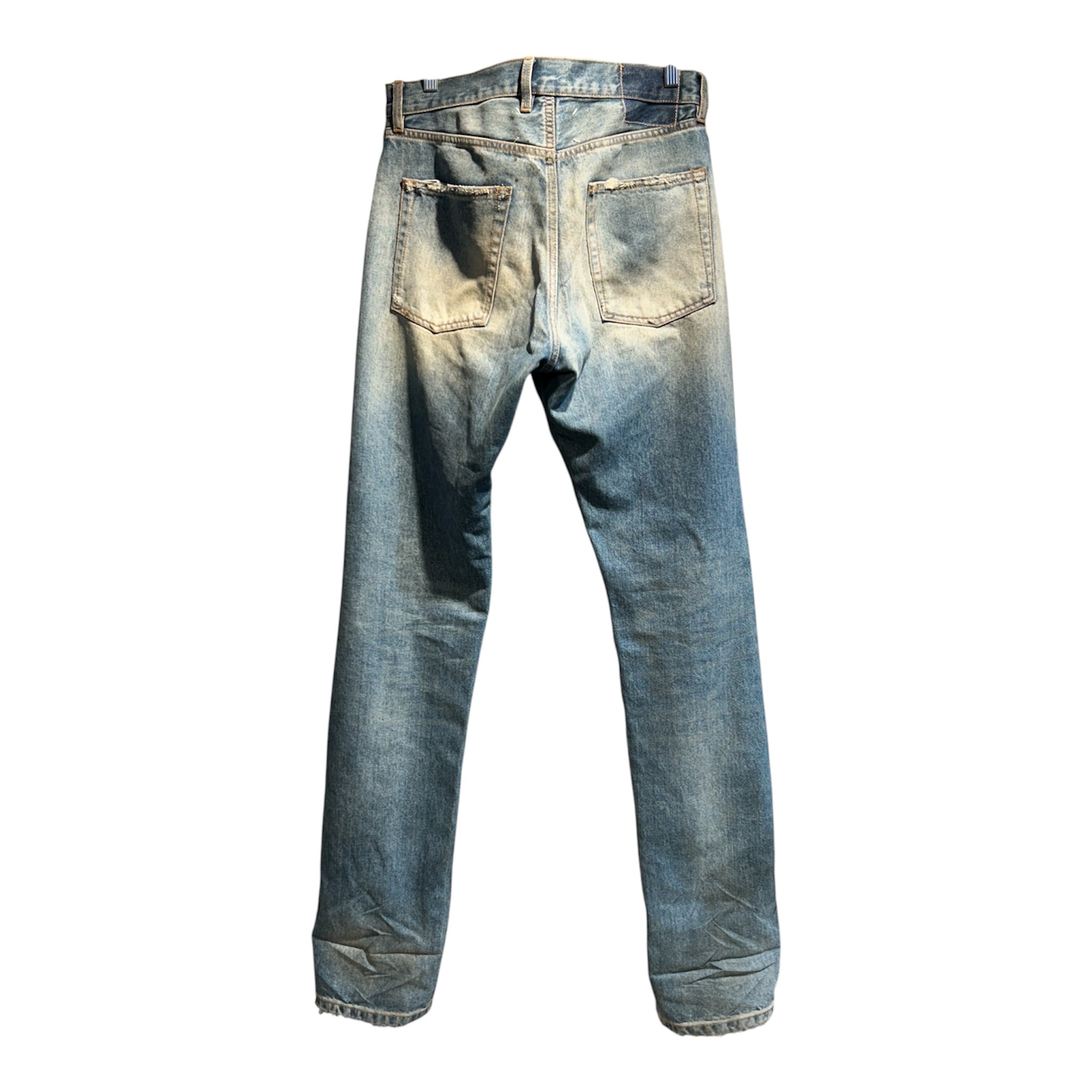Maison Margiela/Straight Pants/26/Denim/BLU/Straight Washed Distressed view 2