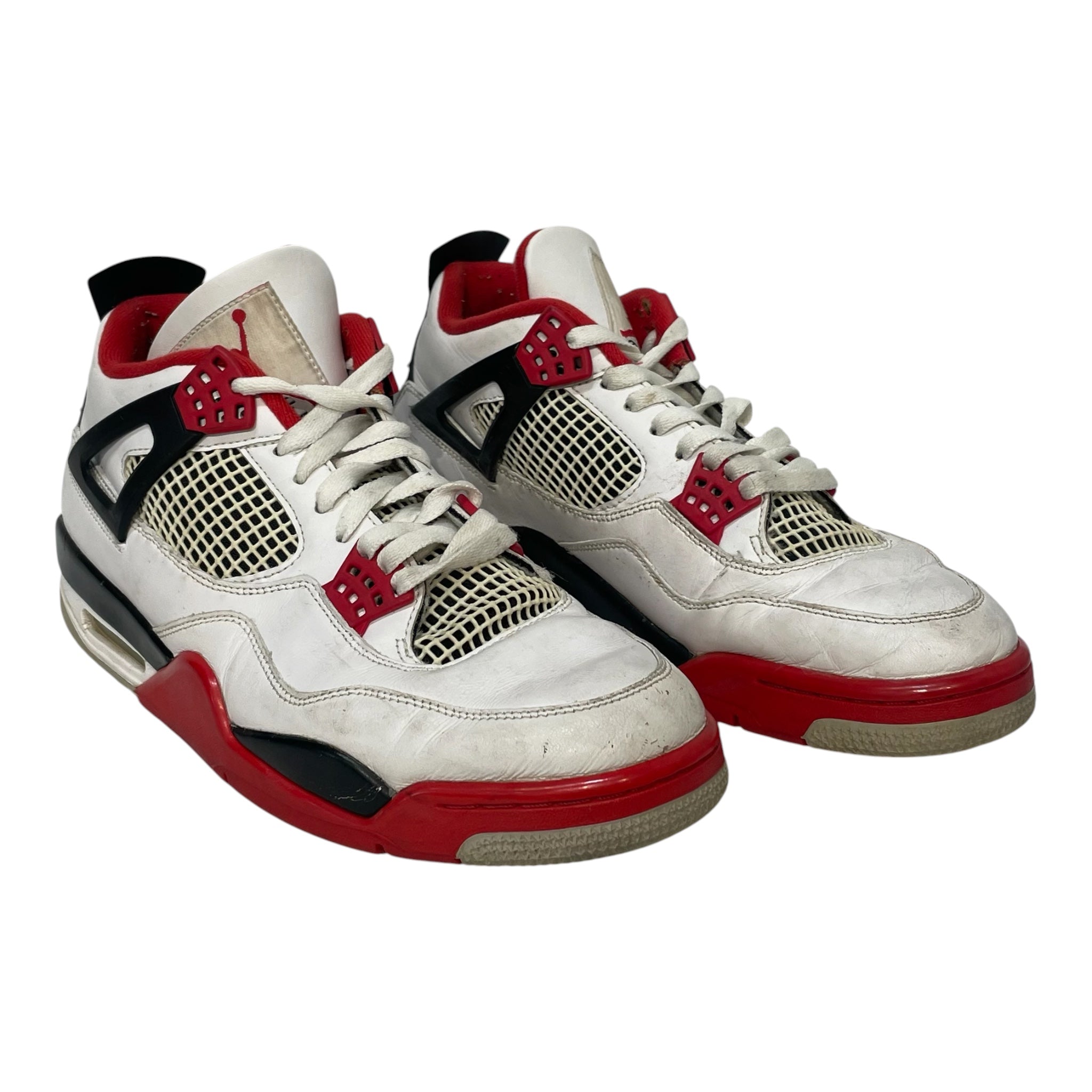 NIKE/AIR JORDAN 4 RETRO OG/Hi-Sneakers/US 10/Leather/WHT/Straight Tip/DC7770-160 view 1