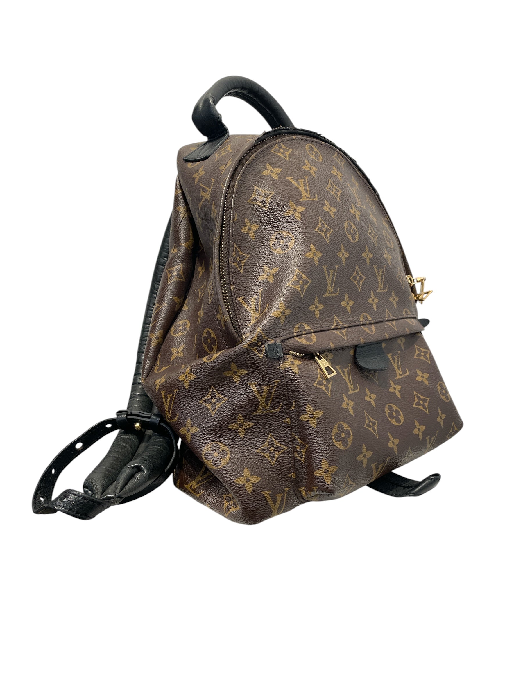 LOUIS VUITTON/Backpack/Monogram/Leather/BRW/palm spring back pack view 6