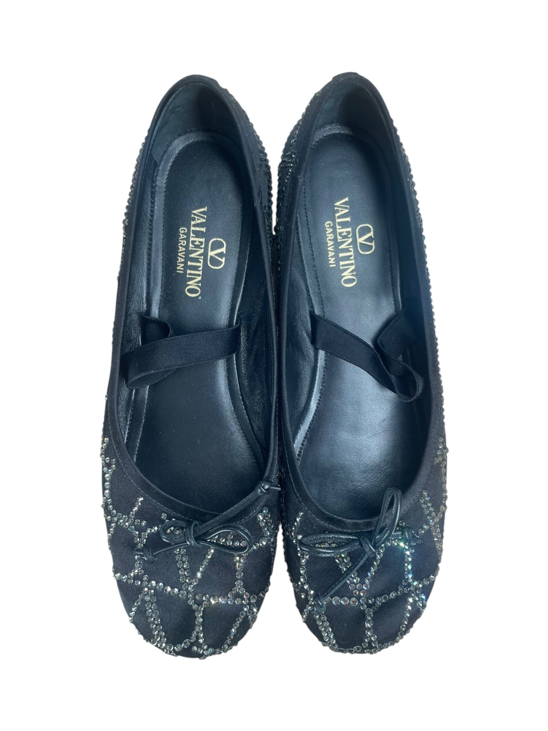 VALENTINO/Flat Shoes/EU 40/Stripe/Nylon/BLK/TOLIE ICONGRAPHE EMBELSHD view 5