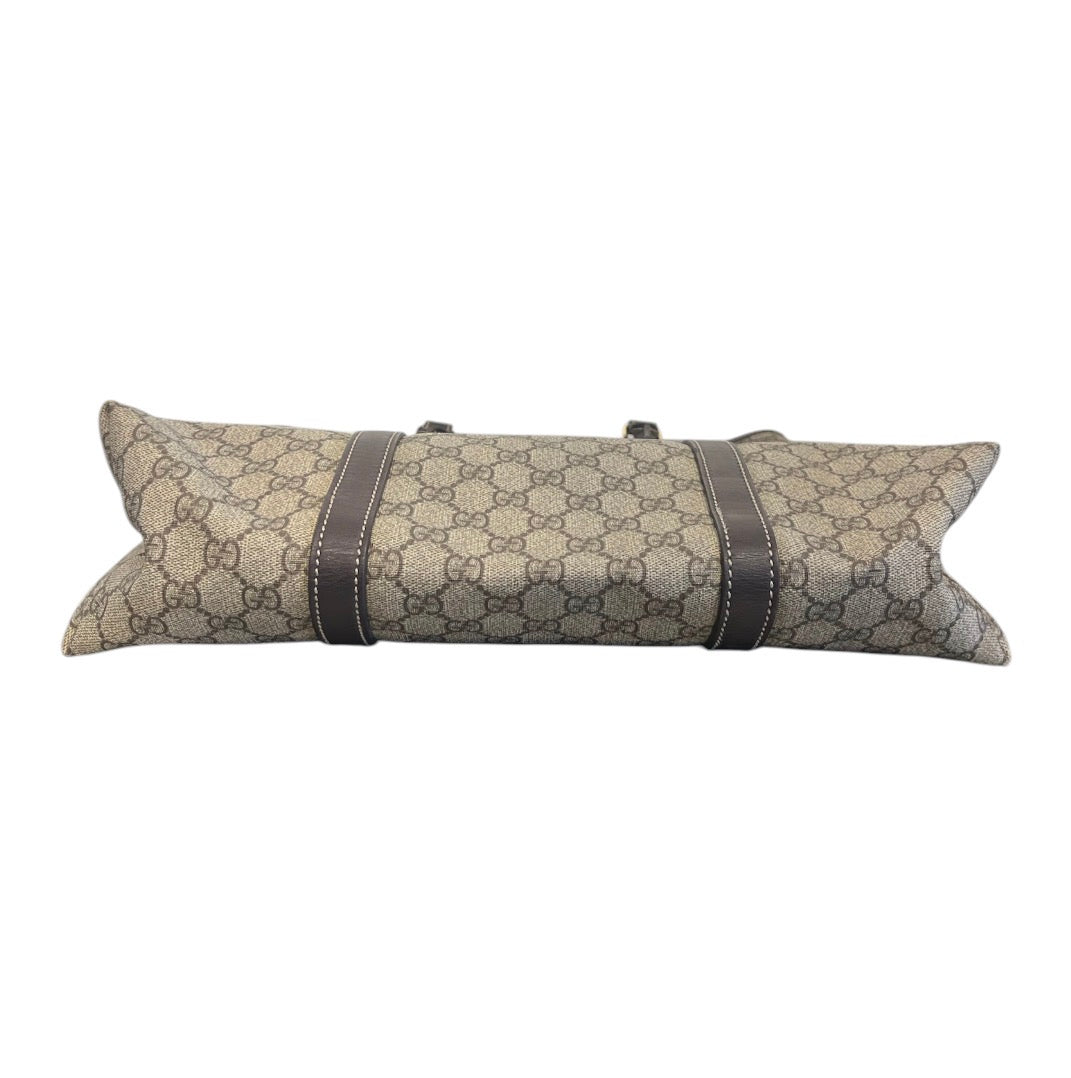 GUCCI/Tote Bag/Monogram/BRW/gg supreme joy large view 3