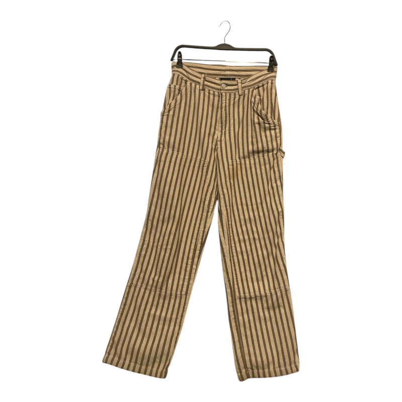 STUSSY/Straight Pants/3/Stripe/Cotton/Khaki/Carpenter Double Knee