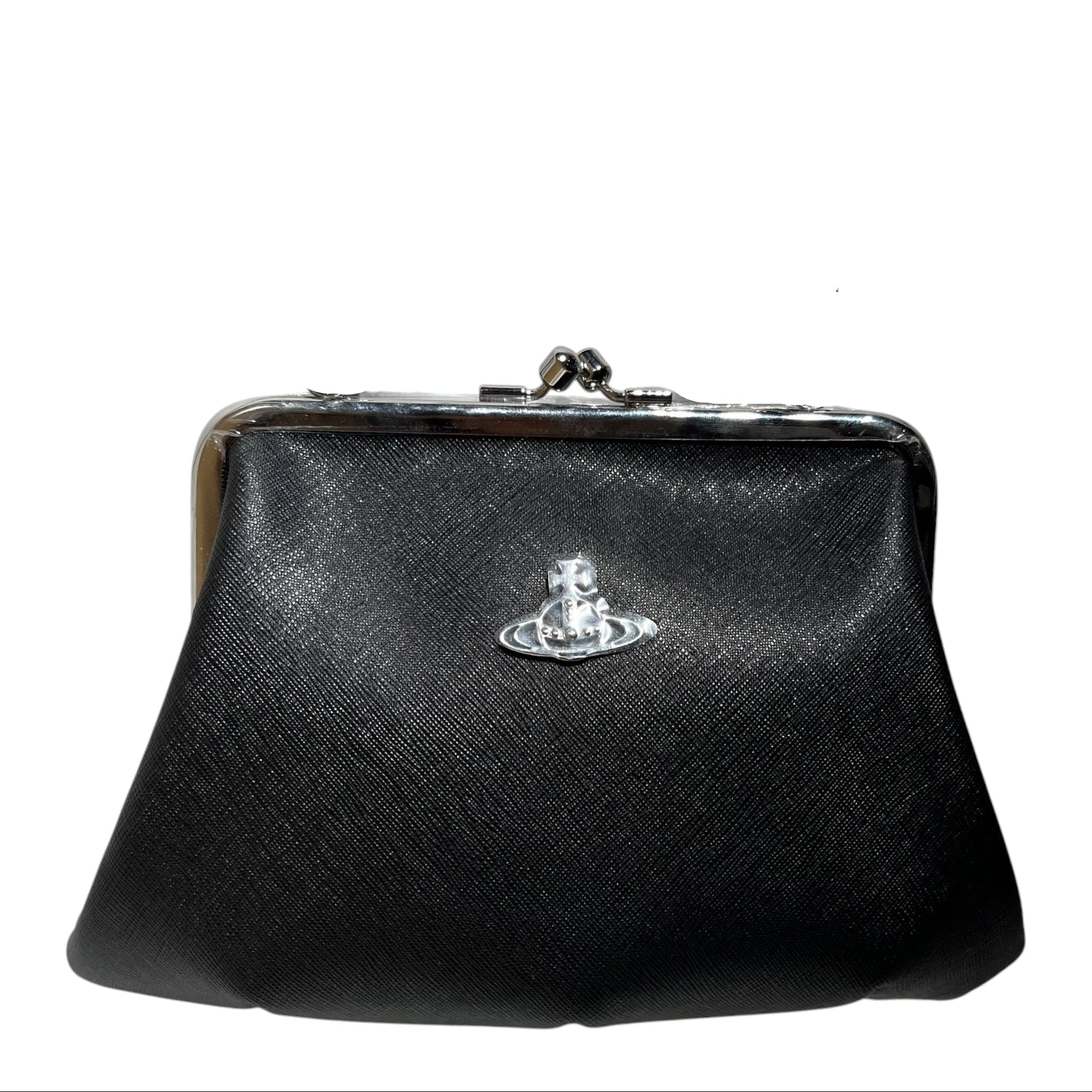 Vivienne Westwood/Cross Body Bag/Leather/BLK/new with wrapping view 1