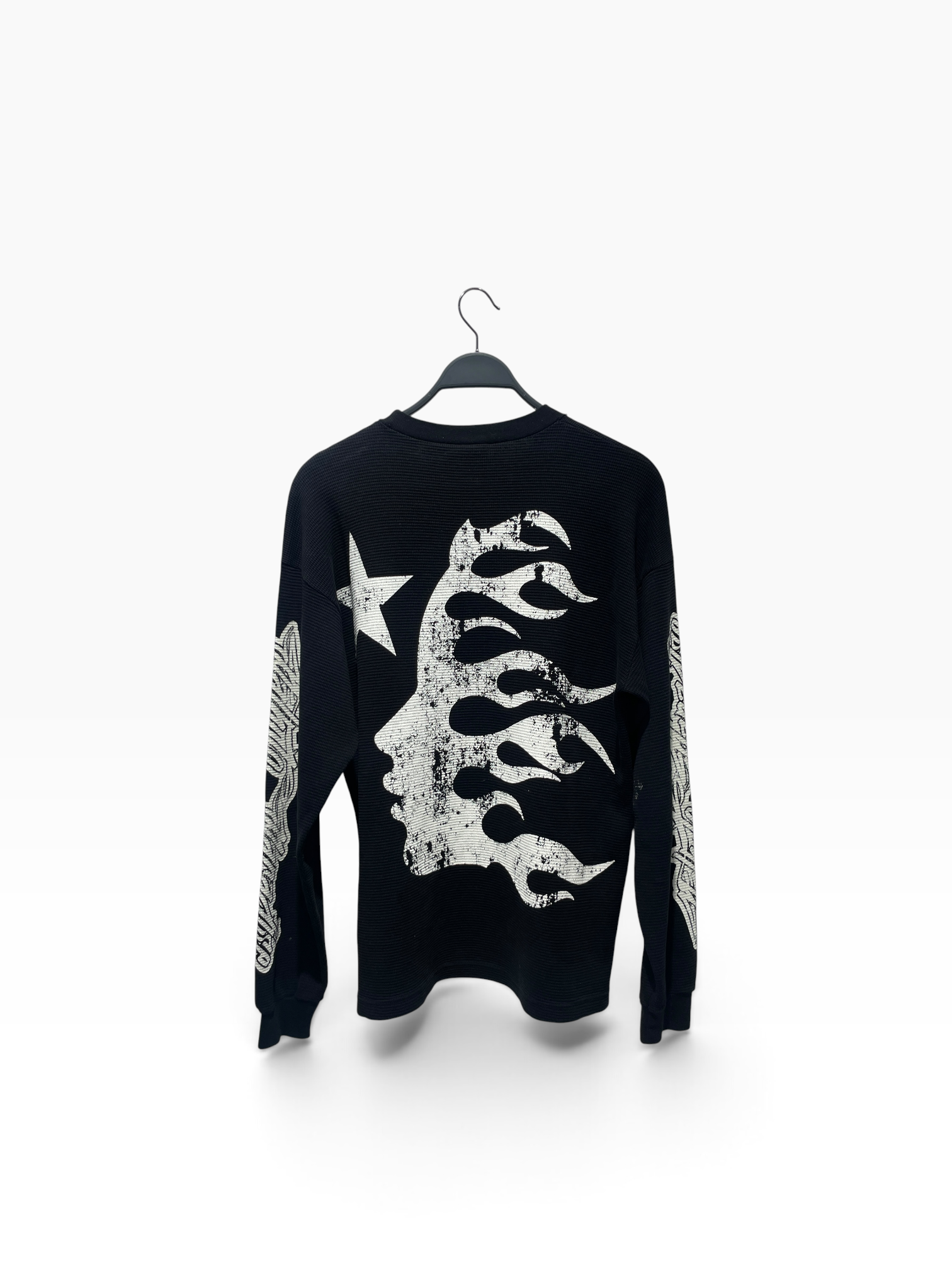 HELLSTAR/LS T-Shirt/M/Cotton/BLK/thermal view 2