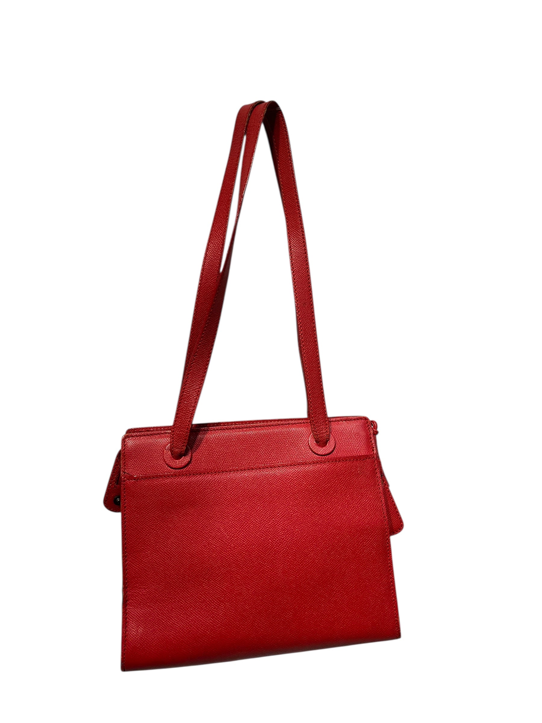 CHANEL/Hand Bag/Leather/RED/5582006 view 2