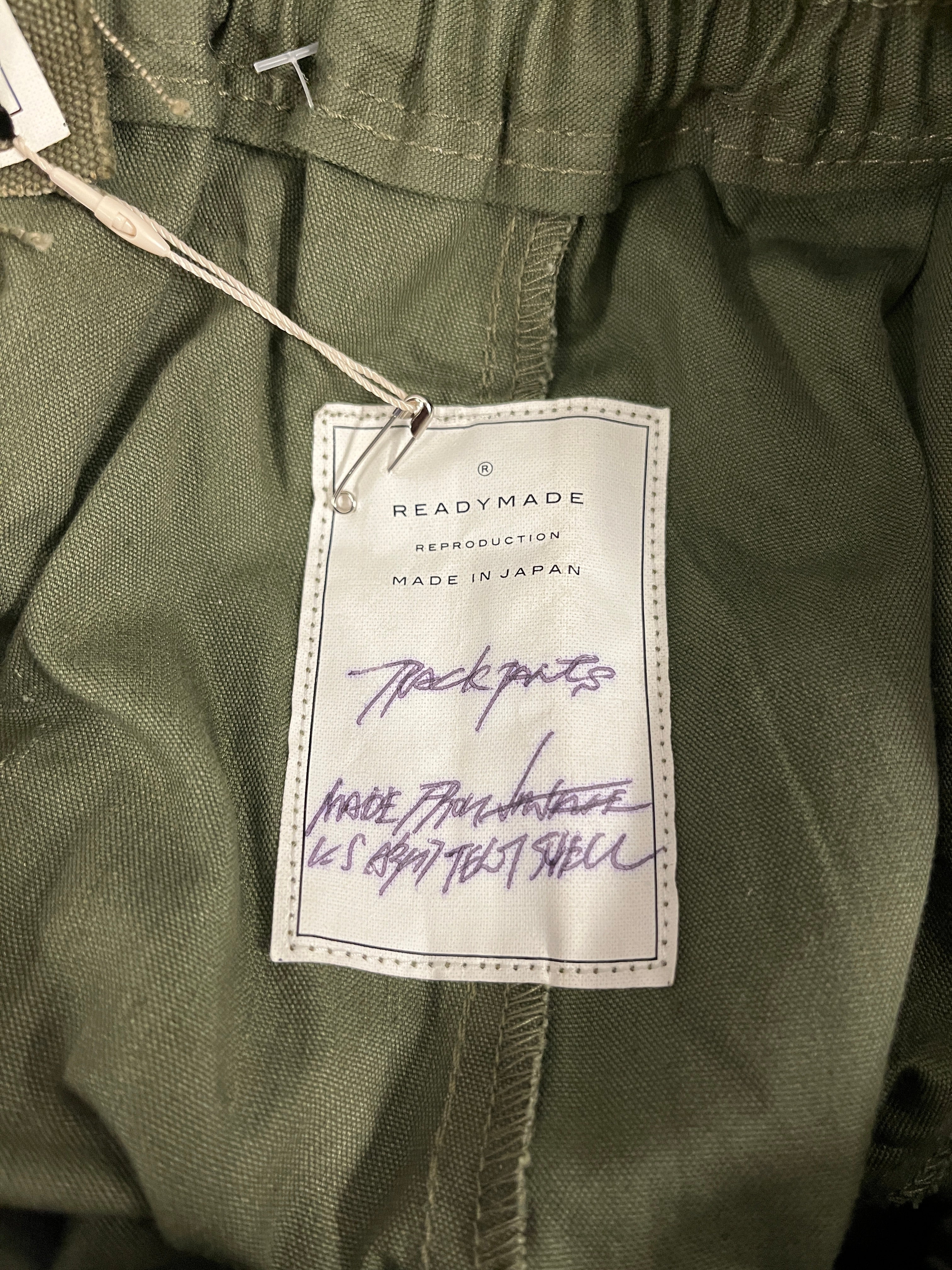 READYMADE/Cargo Pants/3/Cotton/KHK/Embroidered Trackpants view 3