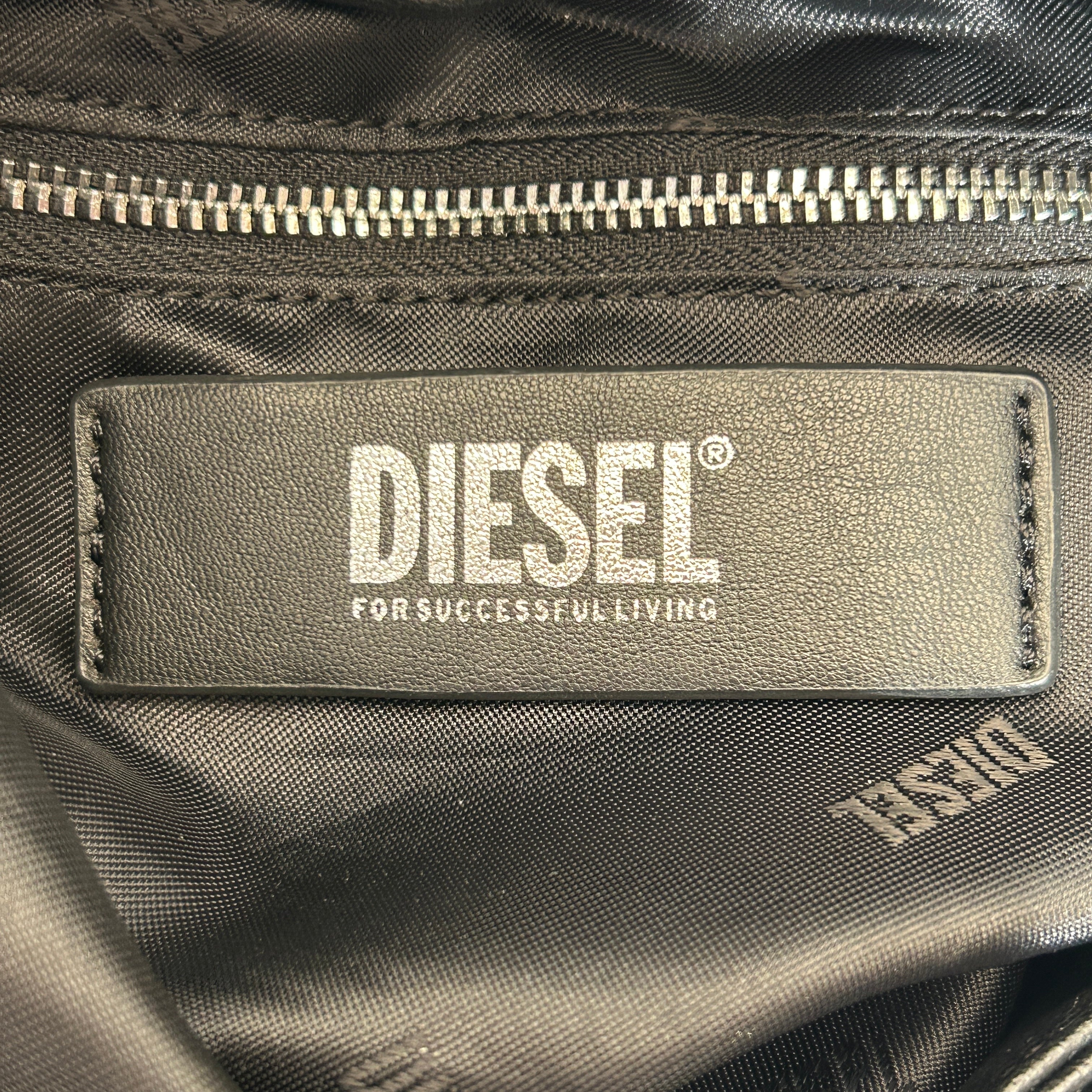 DIESEL/Hand Bag/Faux Leather/BLK/grab D hobo shoulder bag view 5