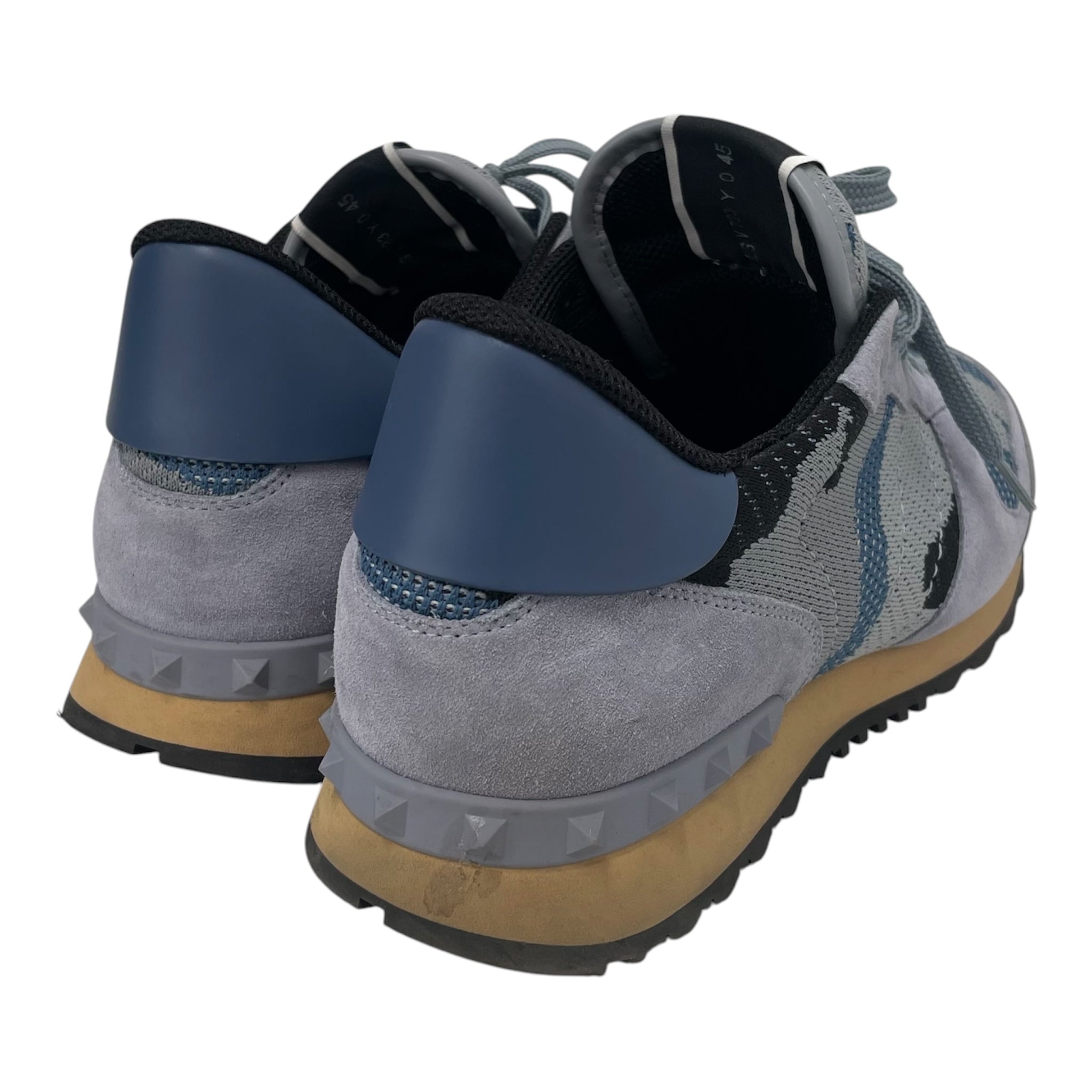 VALENTINO GARAVANI/Low-Sneakers/US 12/Nylon/IDG/ROCKRUNNER GREY INDIGO view 2