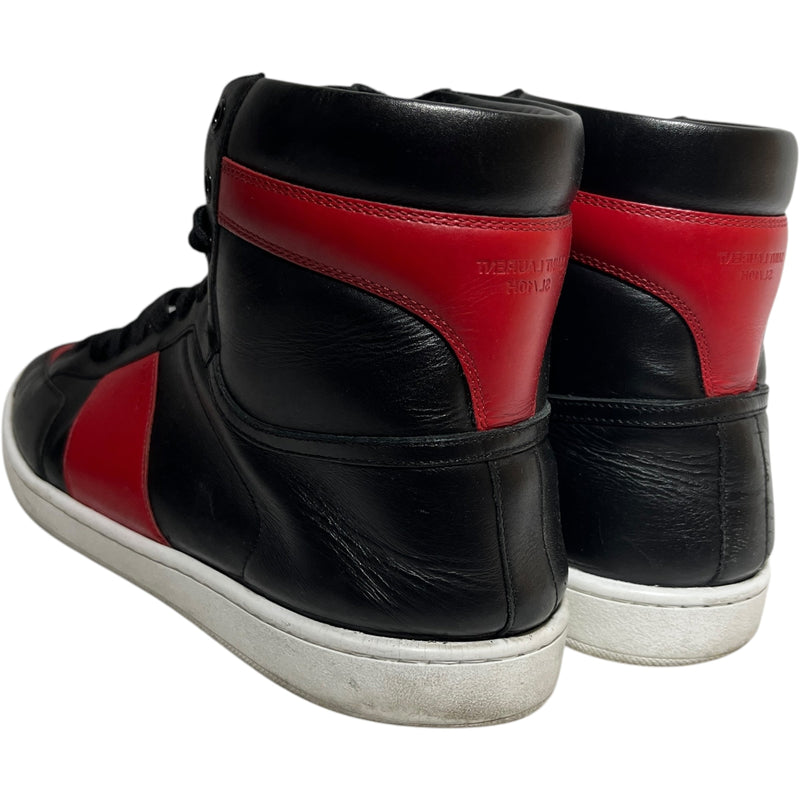 SAINT LAURENT/Hi-Sneakers/EU 45/Leather/RED/