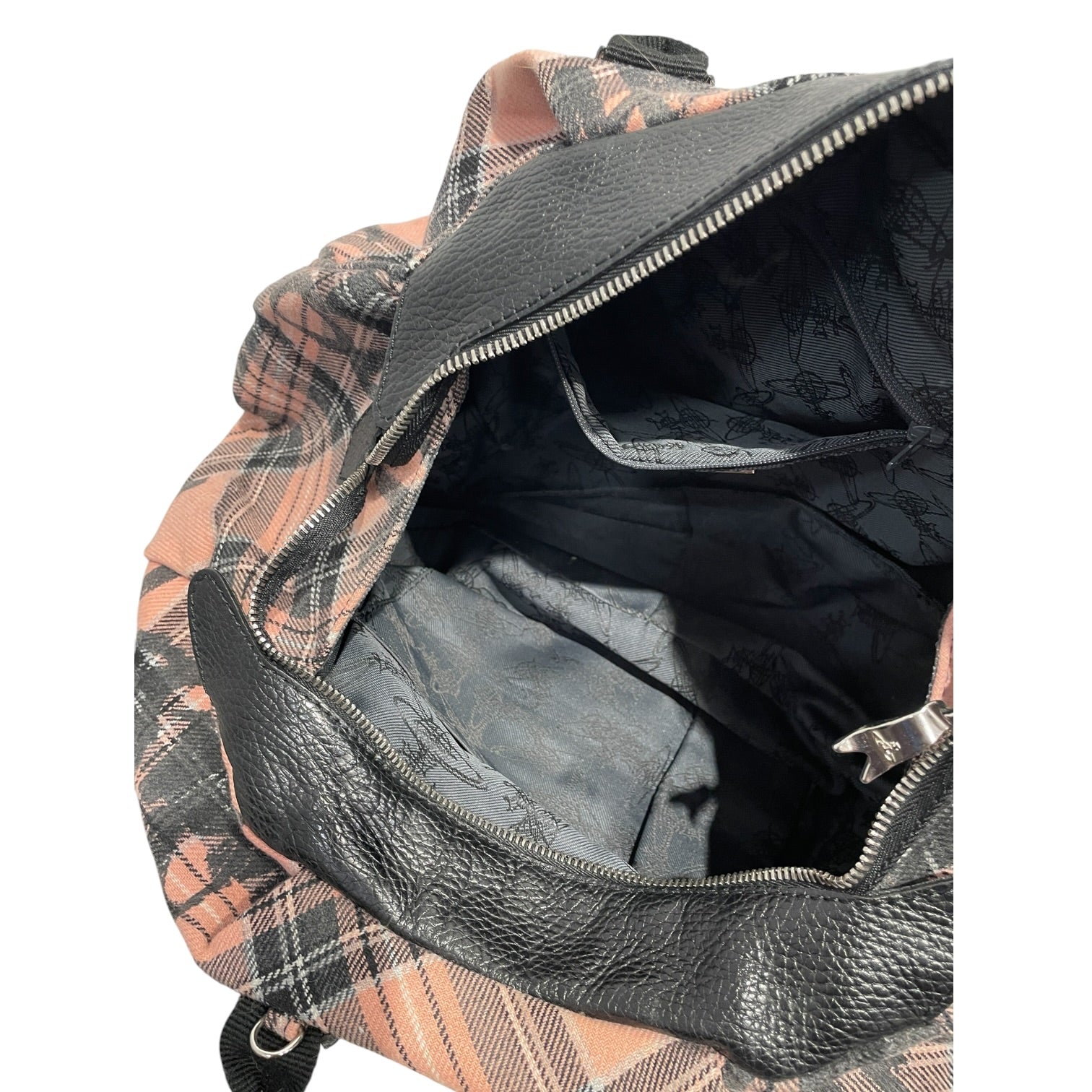 Vivienne Westwood/Hand Bag/Plaid/Cotton/PNK/Punk TarTan Graffiti Bag view 6