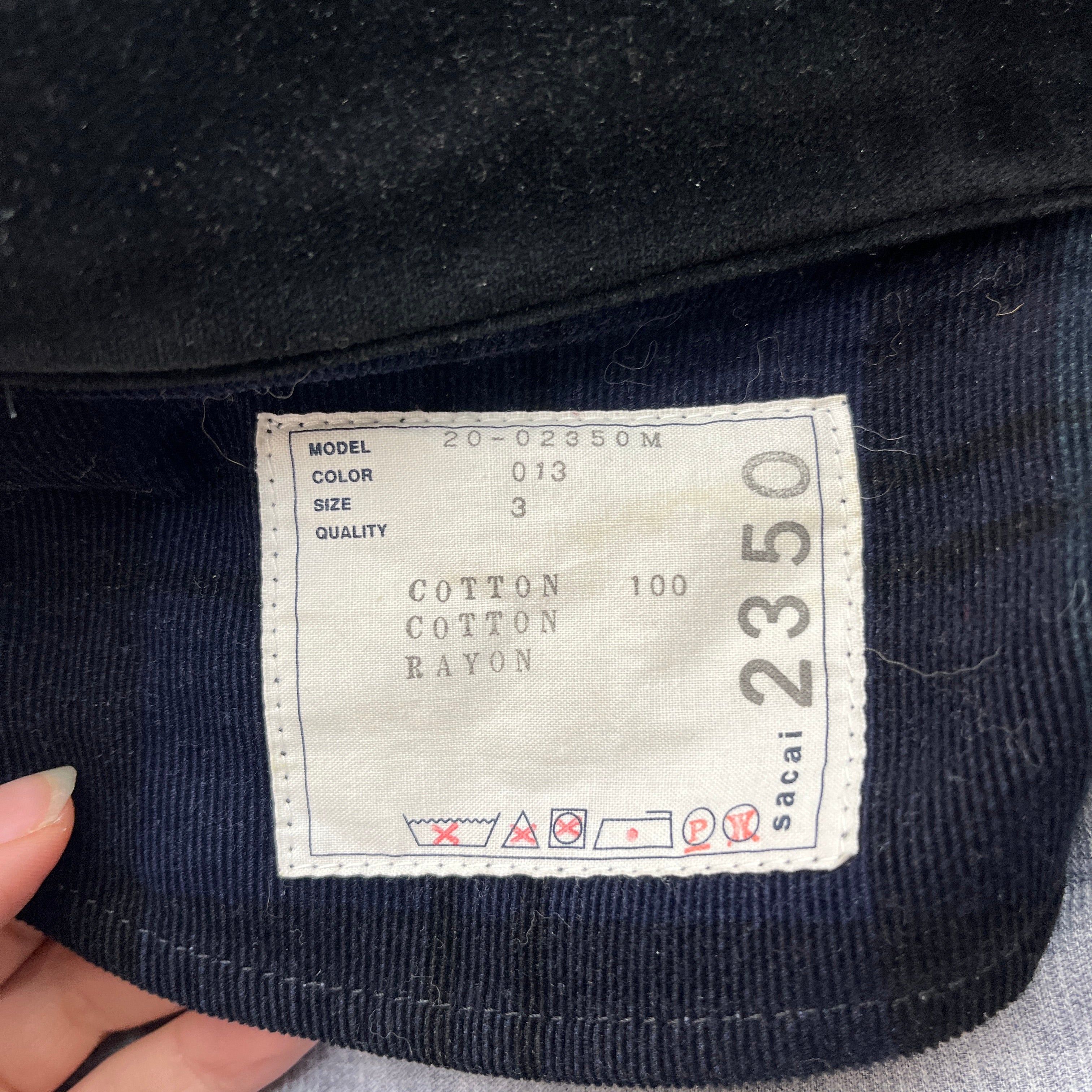 Sacai/Tailored Jkt/3/Wool/GRN/Plaid/Belt Bag Attachment view 3