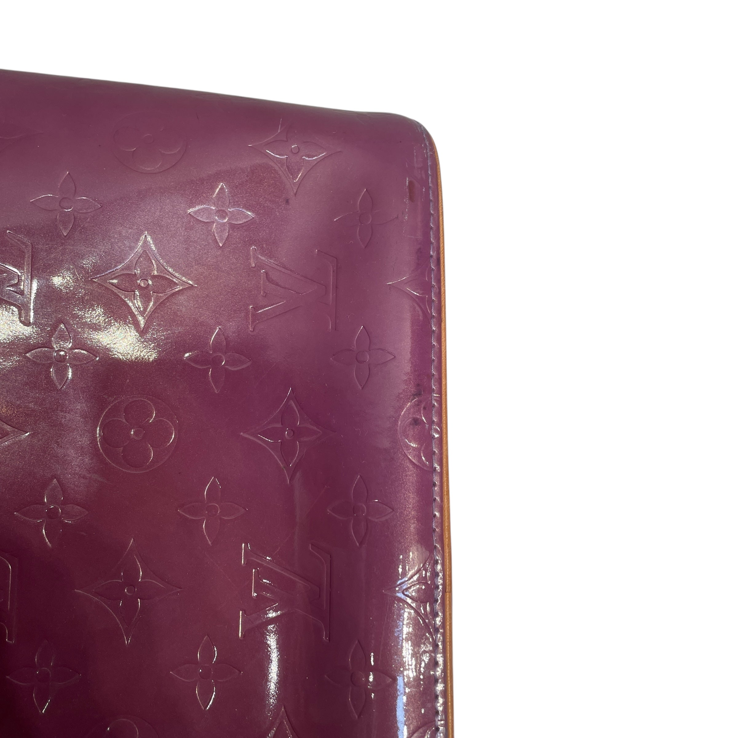 LOUIS VUITTON/Hand Bag/Monogram/Leather/PPL/VERNIS HOUSTON view 10
