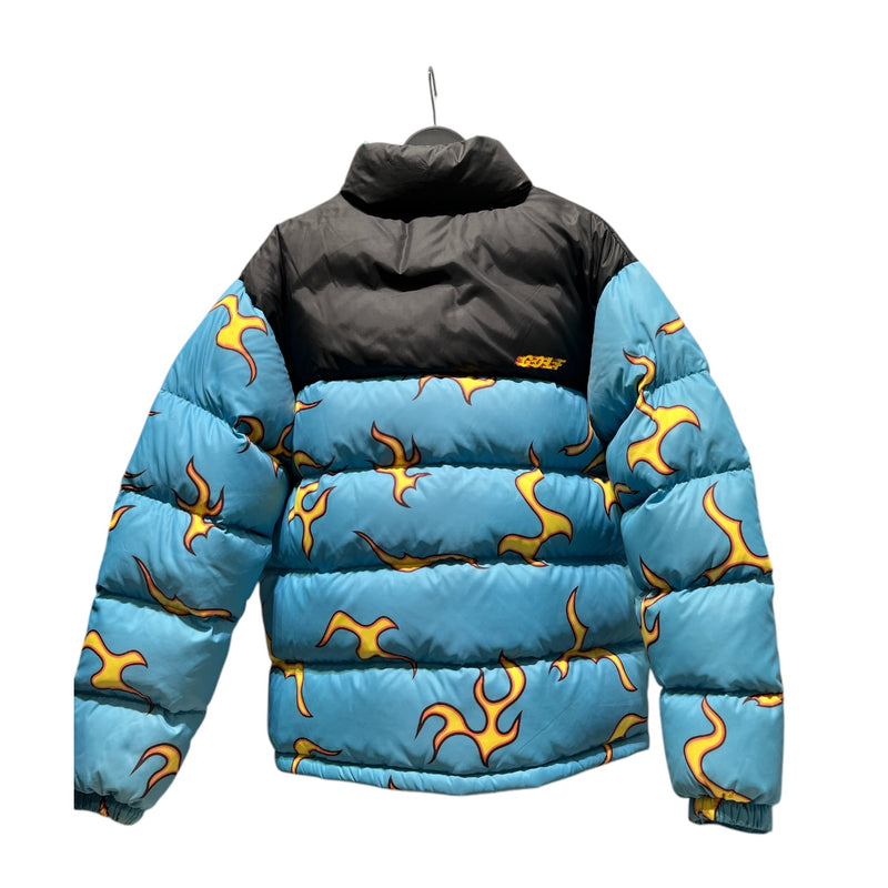 GOLF WANG/Puffer Jkt/L/Cotton/BLU/Animal Pattern/