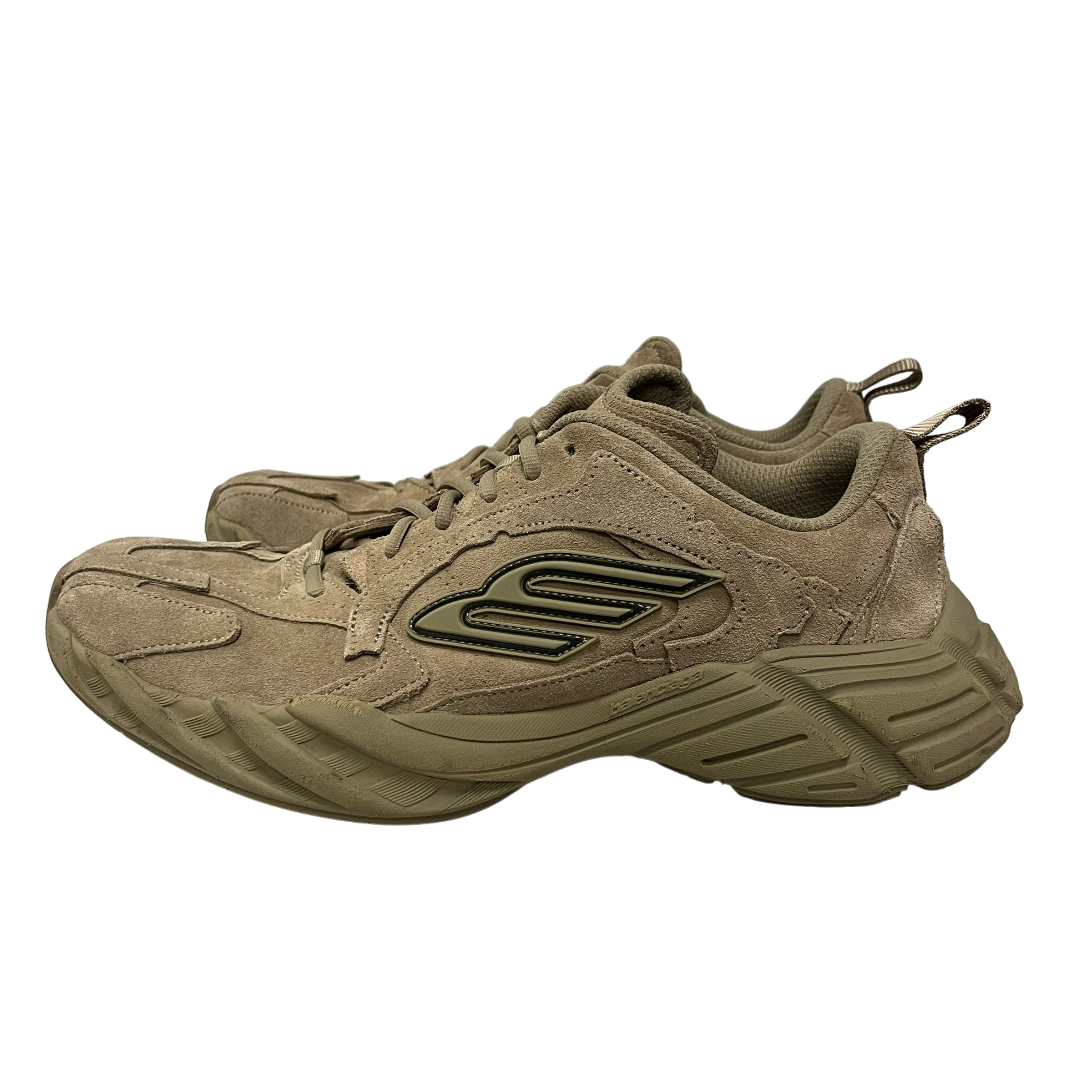 BALENCIAGA/Low-Sneakers/US 11/Suede/BEG/MONDAY FULL BEIGE view 3