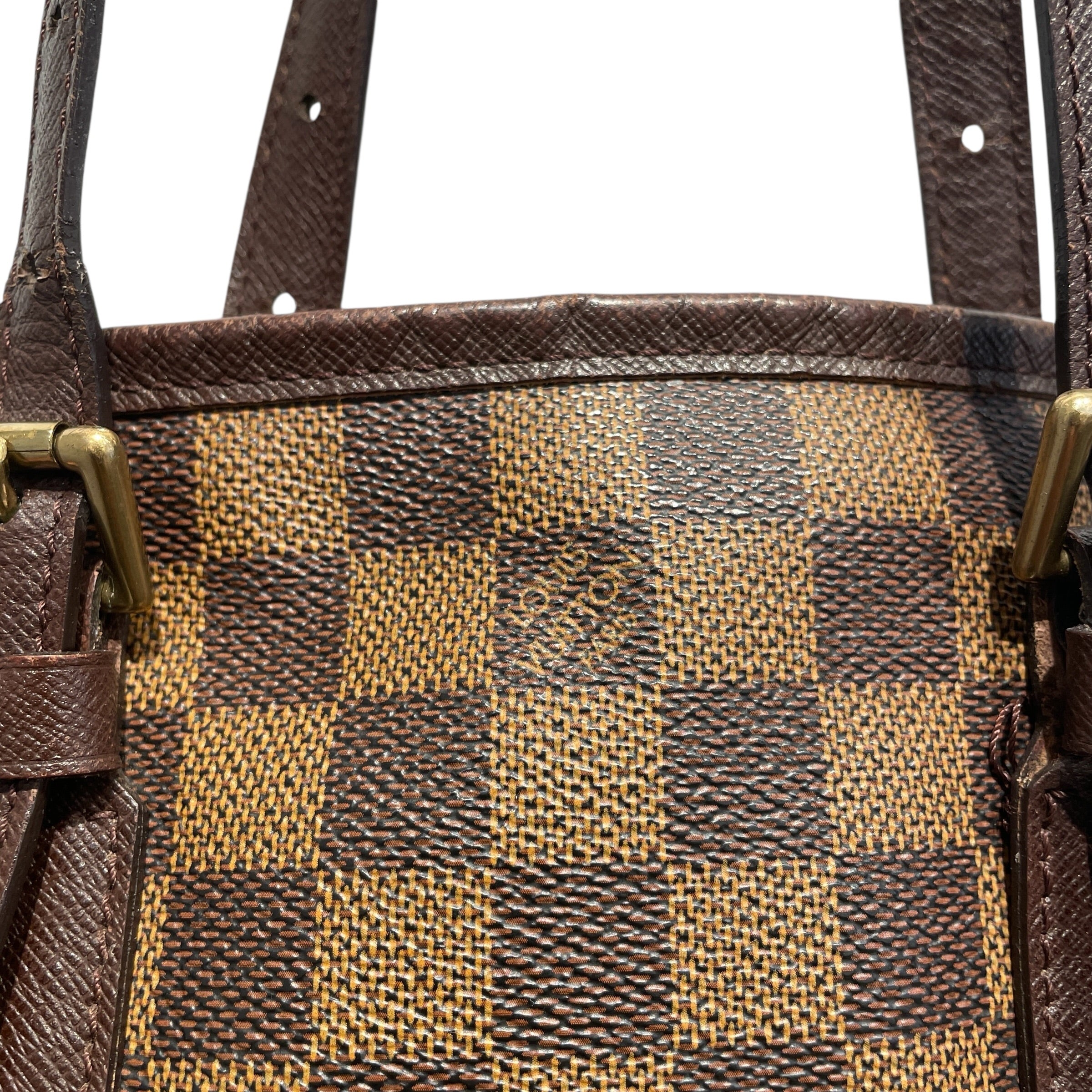 LOUIS VUITTON/Hand Bag/Hombre Check/Leather/BRW/Damier Ebene Marais view 5