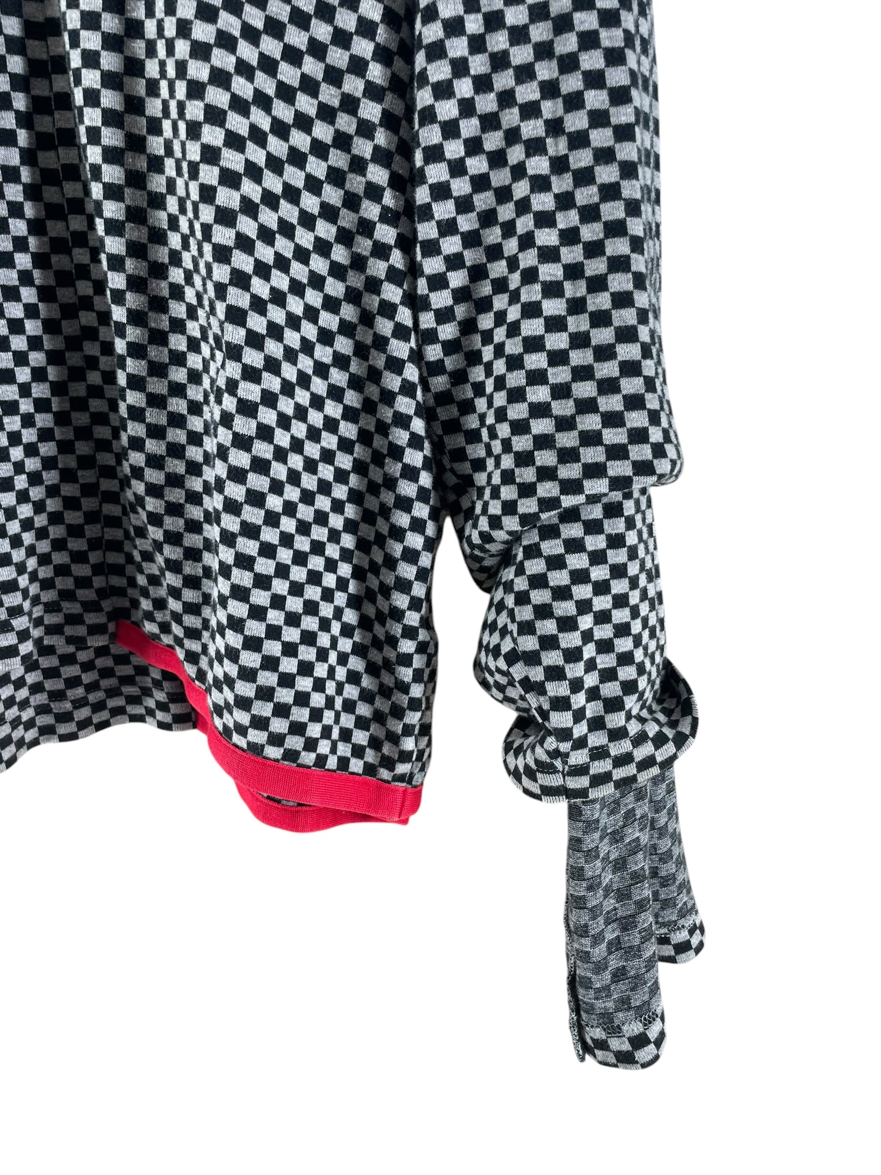 COMME des GARCONS/LS T-Shirt/M/Cotton/GRY/All Over Print/CHECKER AD1999 view 7
