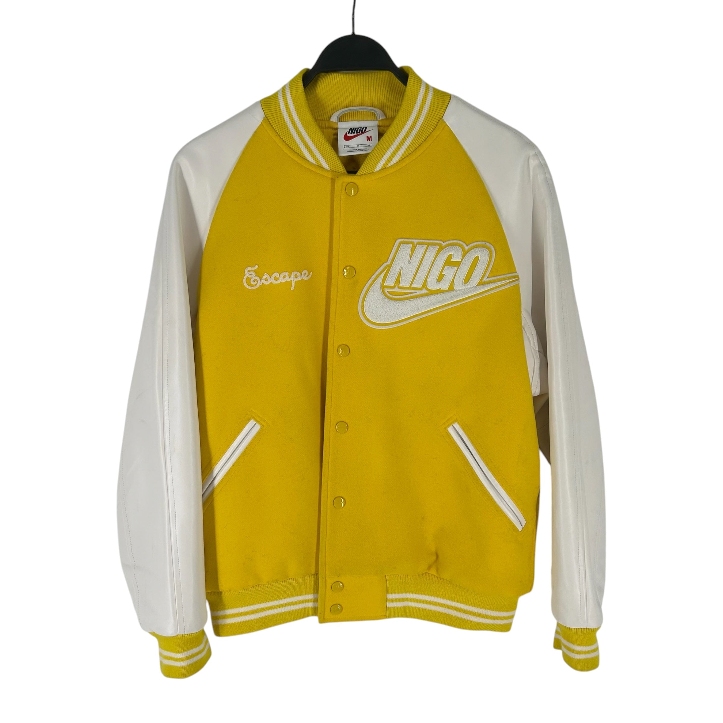 NIKE/Jacket/Wool/YLW/NIGO VARSITY JACKET view 1
