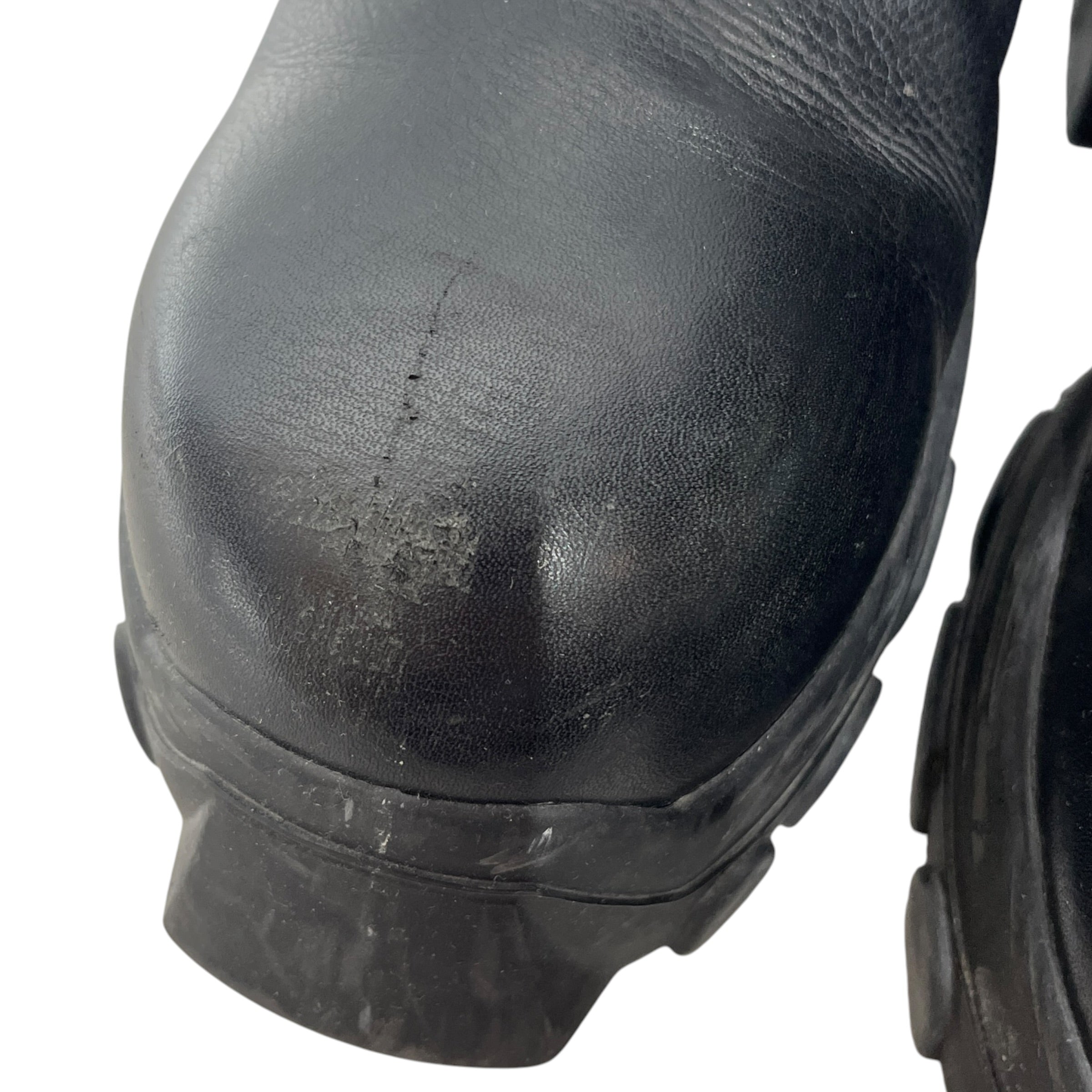Rick Owens/Boots/EU 40/BLK/BEATLE BOZO TTACTOR view 4
