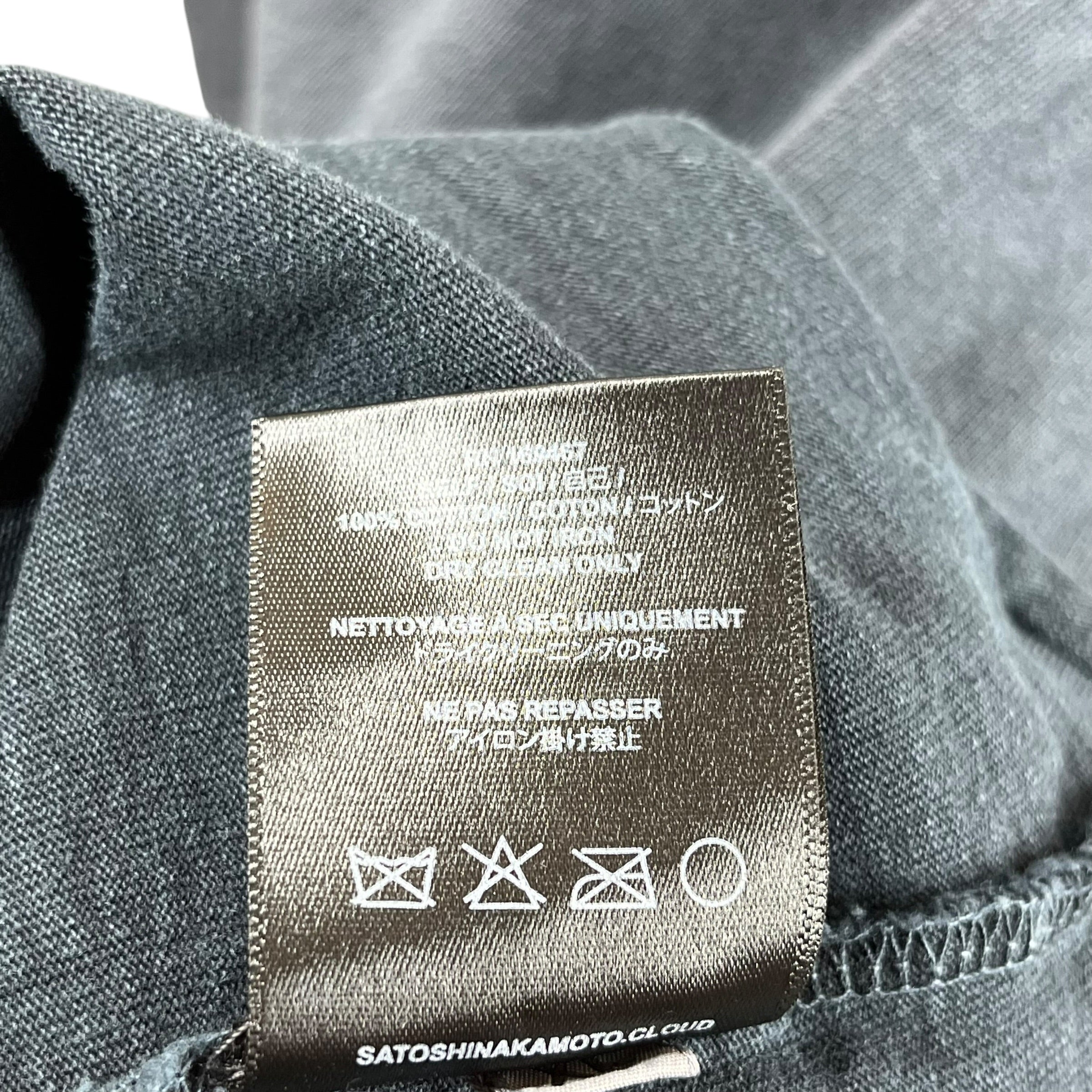 SATOSHI NAKAMOTO/T-Shirt/XL/Cotton/GLD/Paint Effect T-Shirt view 5