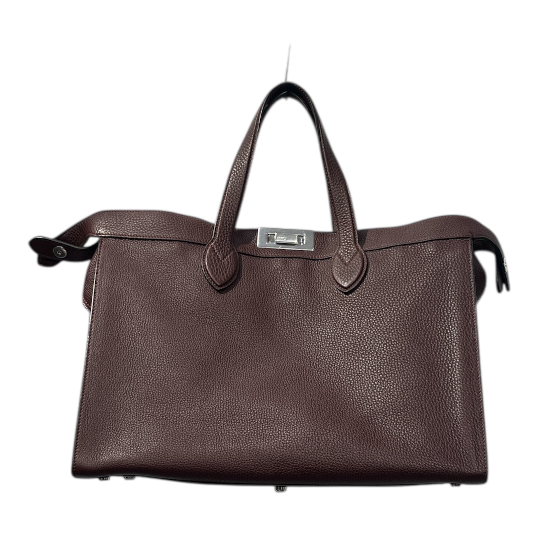 FENDI/Tote Bag/Leather/BRD/PEEKABO TOTE BURGUNDY view 1