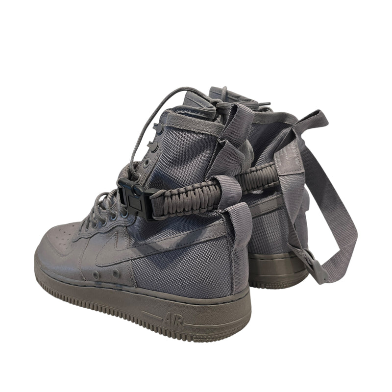 NIKE/Hi-Sneakers/US 9/Leather/SLV/Air force 1 dust grey