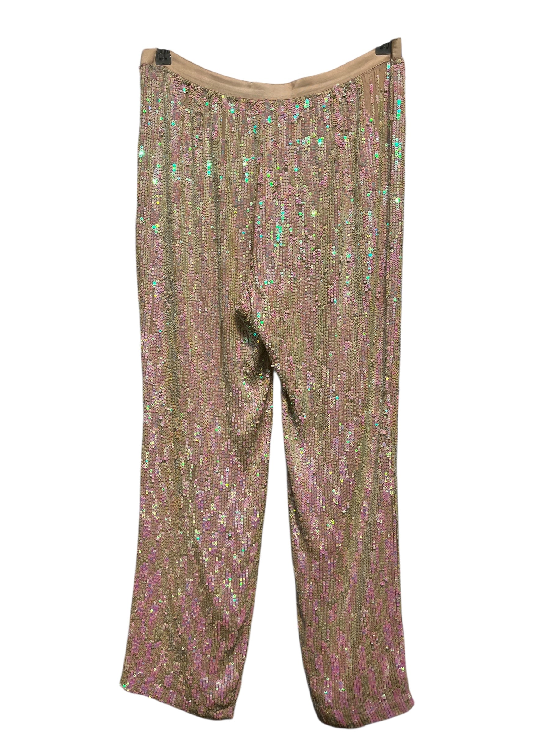DRIES VAN NOTEN/Straight Pants/38/Glitter/Silk/MLT/SEQUIN view 2