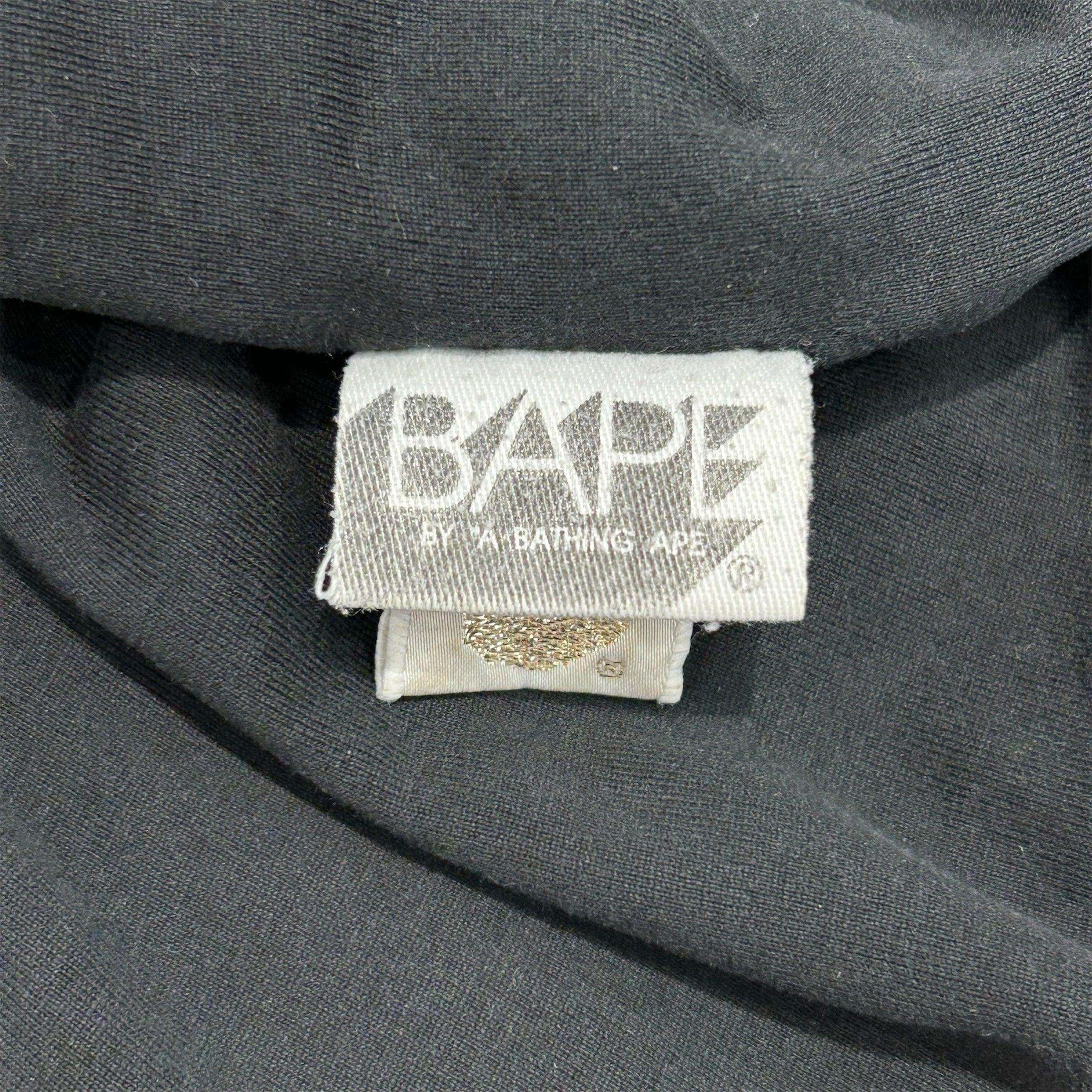 A BATHING APE/Sweatshirt/M/All Over Print/Cotton/BLK/Reversible Multicolor view 4