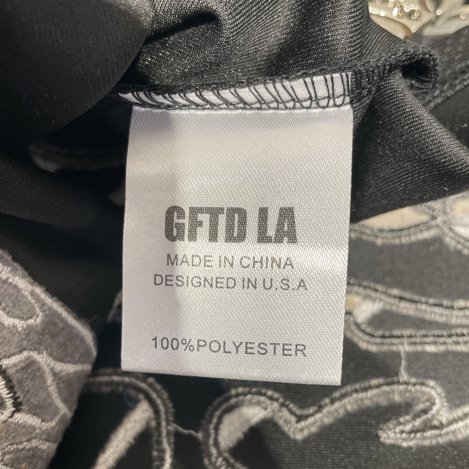 GFTD LA/LS T-Shirt/S/Cotton/BLK/All Over Print/ view 4