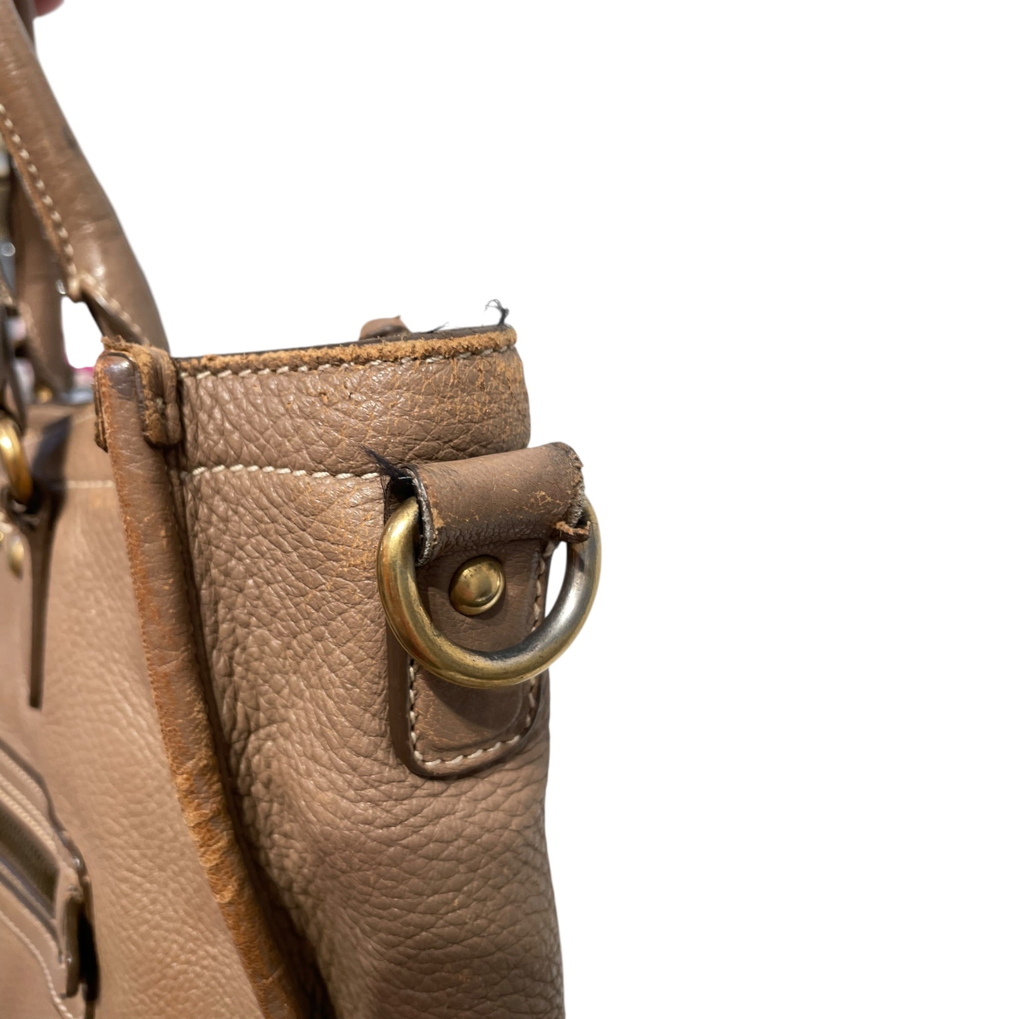 PRADA/Cross Body Bag/Leather/BRW/cross bag view 5
