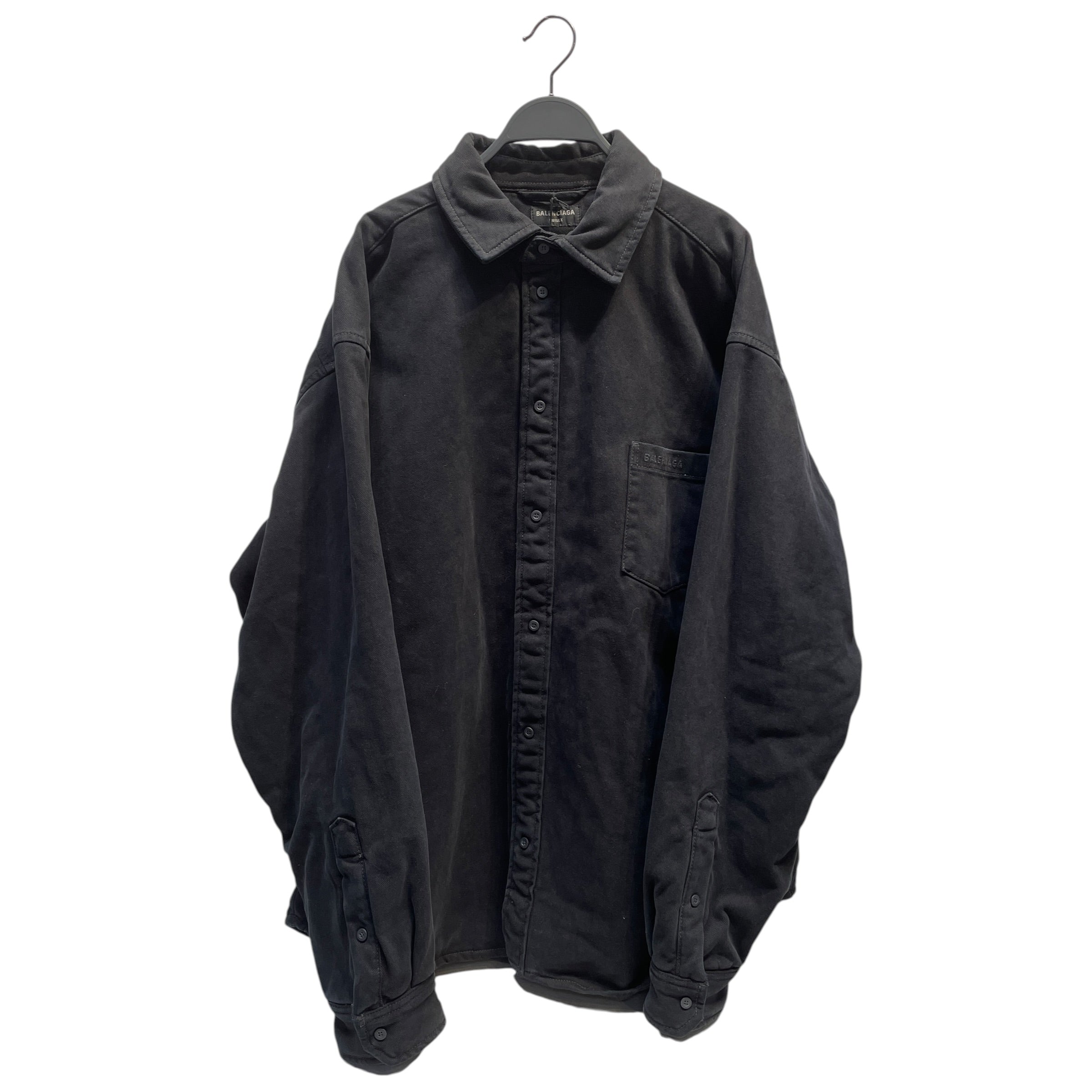 BALENCIAGA/Denim Jkt/M/Denim/BLK/ view 1