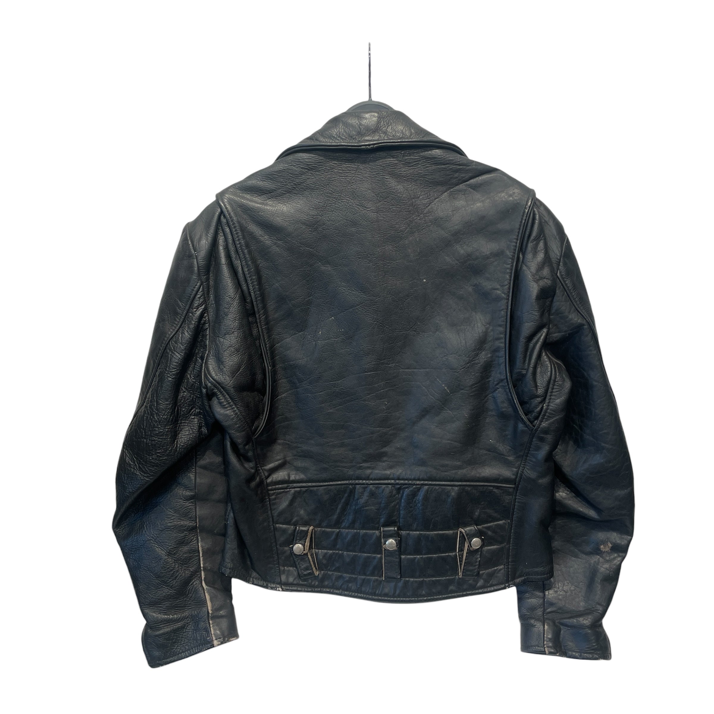 Vintage/Leather Jkt/Leather/BLK/60s SERVAL ZIPPER LEATHER JKT view 4