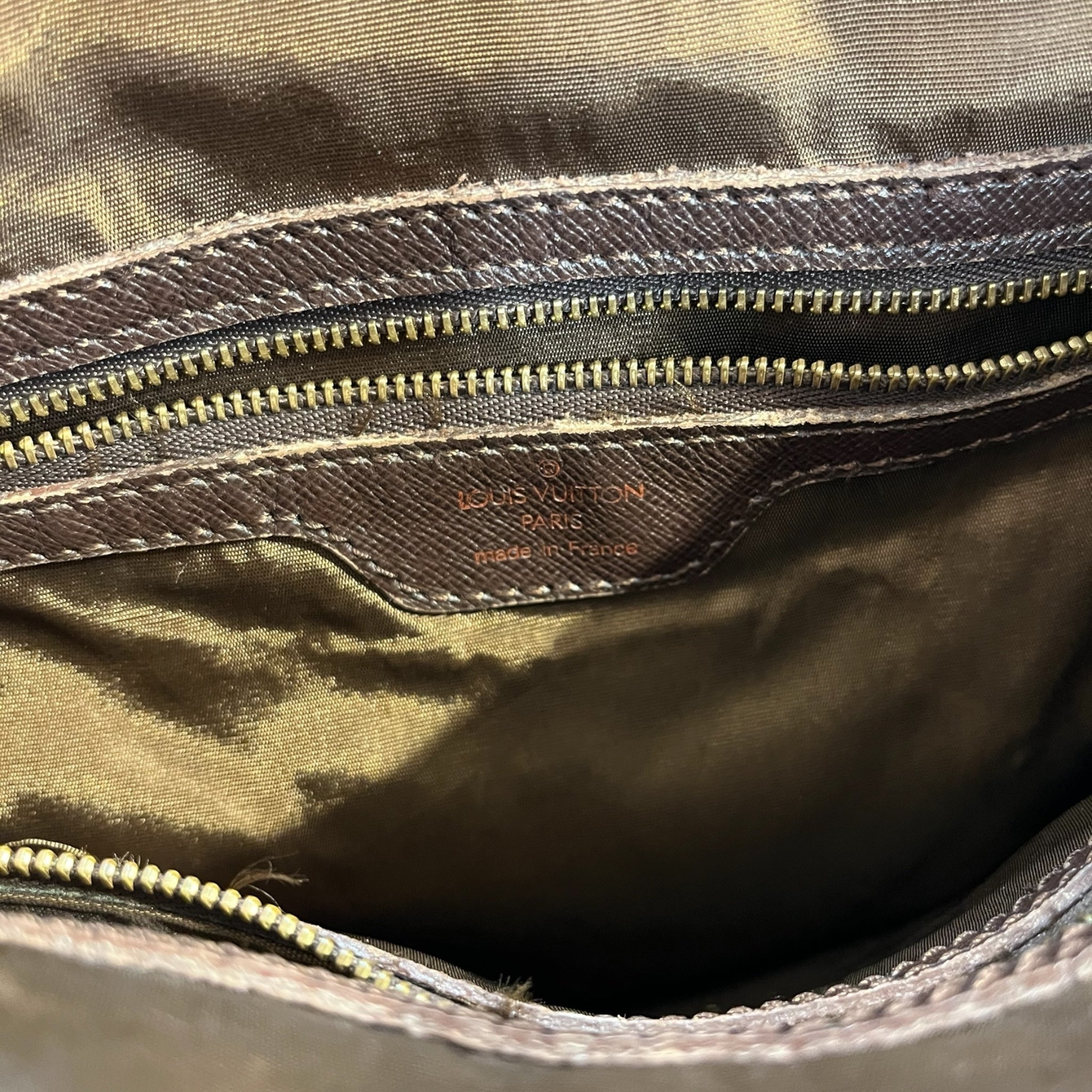 LOUIS VUITTON/Tote Bag/BRW/Vintage Bucket Damier view 5
