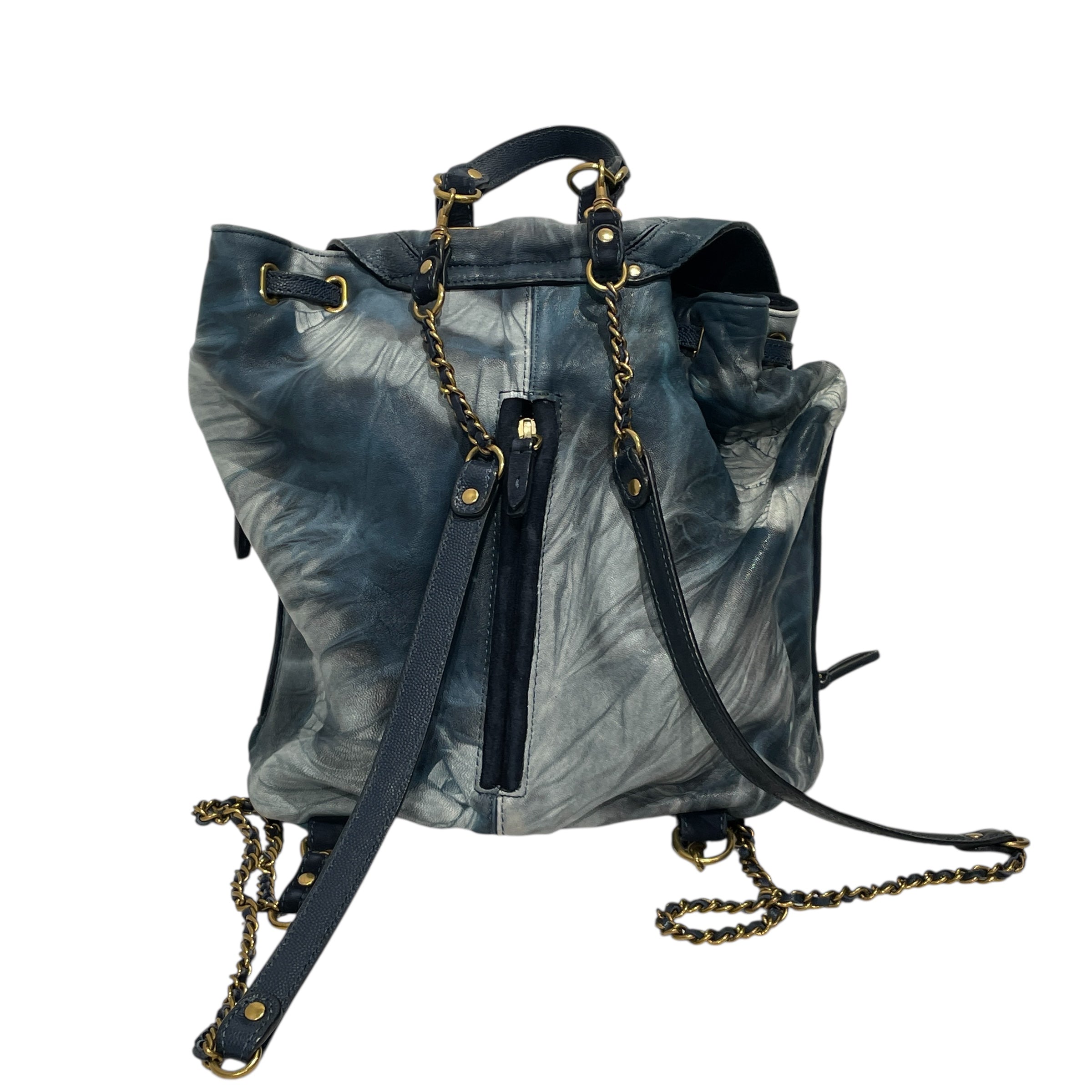 Jerome Dreyfuss/Backpack/All Over Print/Leather/IDG/GOLD HARDWARE view 2