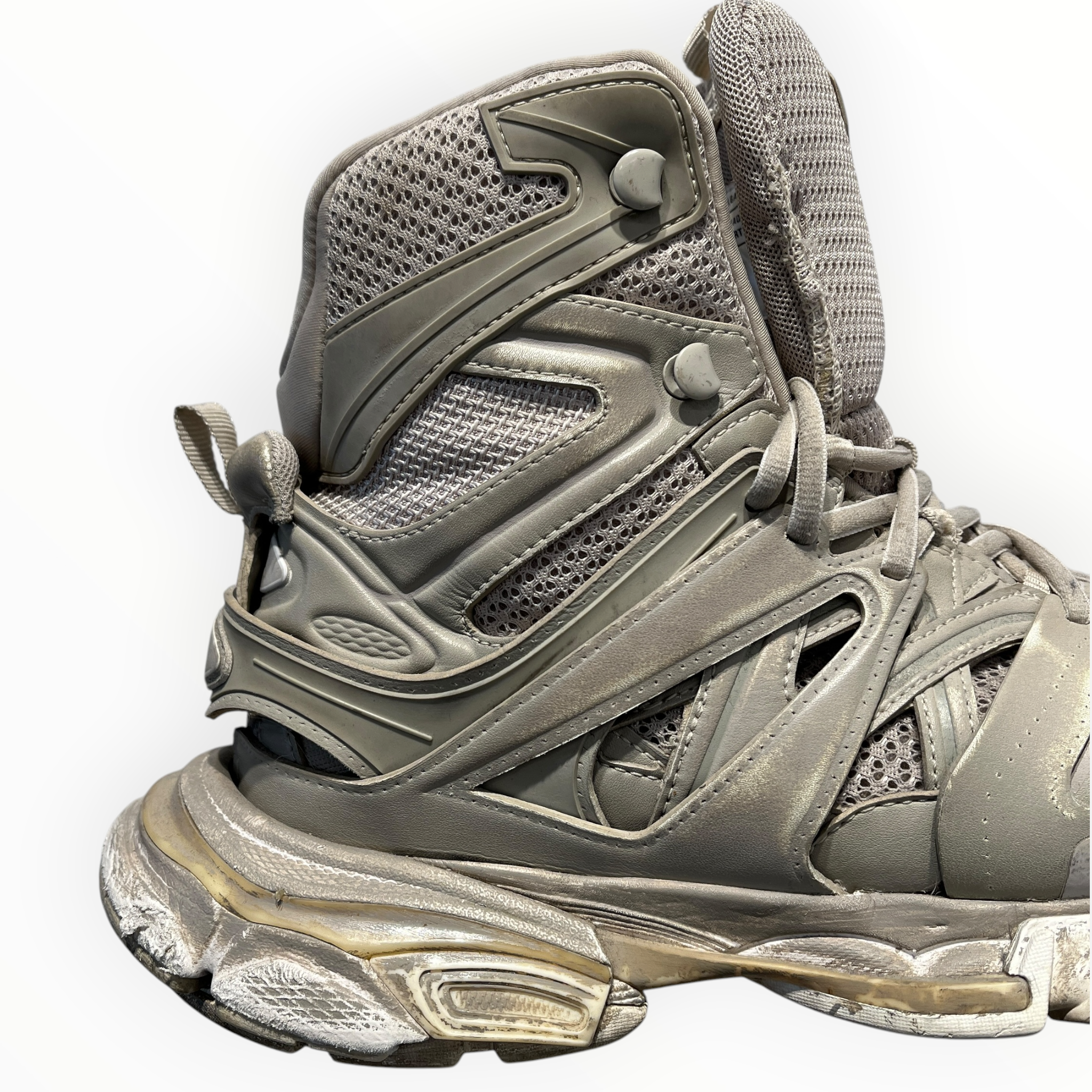 BALENCIAGA/Low-Sneakers/US 8/BEG/track hike high-top view 5